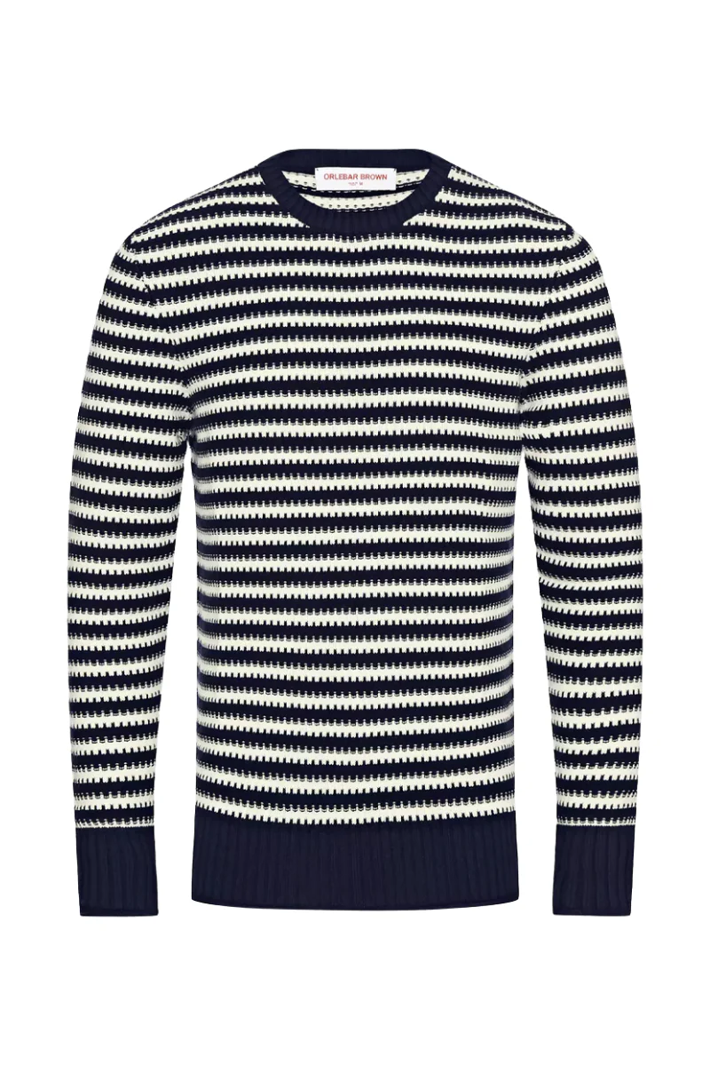 Orlebar Brown NED CLASSIC STRIPE-276054-NAVY/WHITE SAND