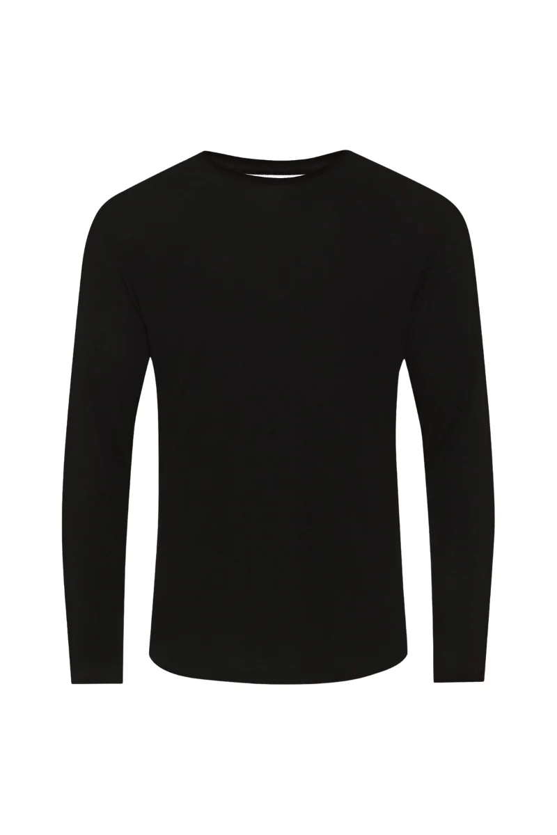 Orlebar Brown OB-T LS ICE WOOL-278419-BLACK