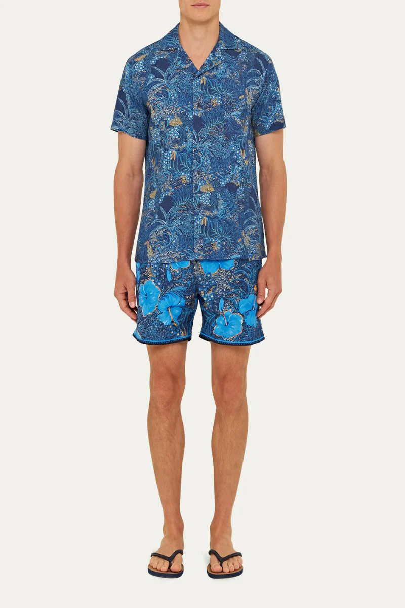 Orlebar Brown TRAVIS TROPIC NIGHTFALL-276741-NIGHT IRIS/CERULEAN - Image 3