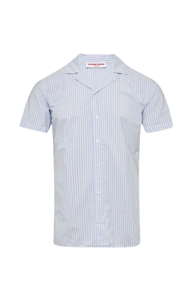 Orlebar Brown TRAVIS TWIN STRIPE-278024-LIGHT ISLAND SKY/WHITE
