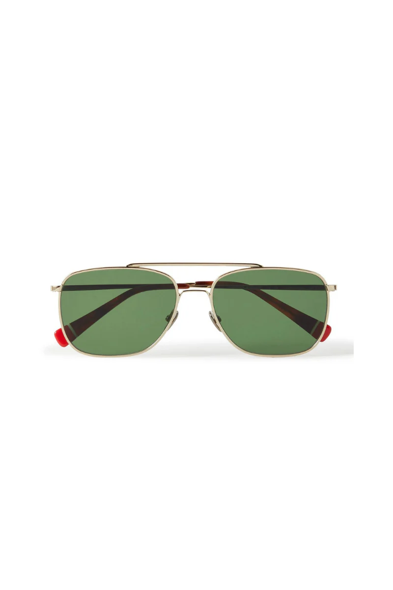 Orlebar Brown Tulum Sunglasses-272409-Shiny Pale Gold