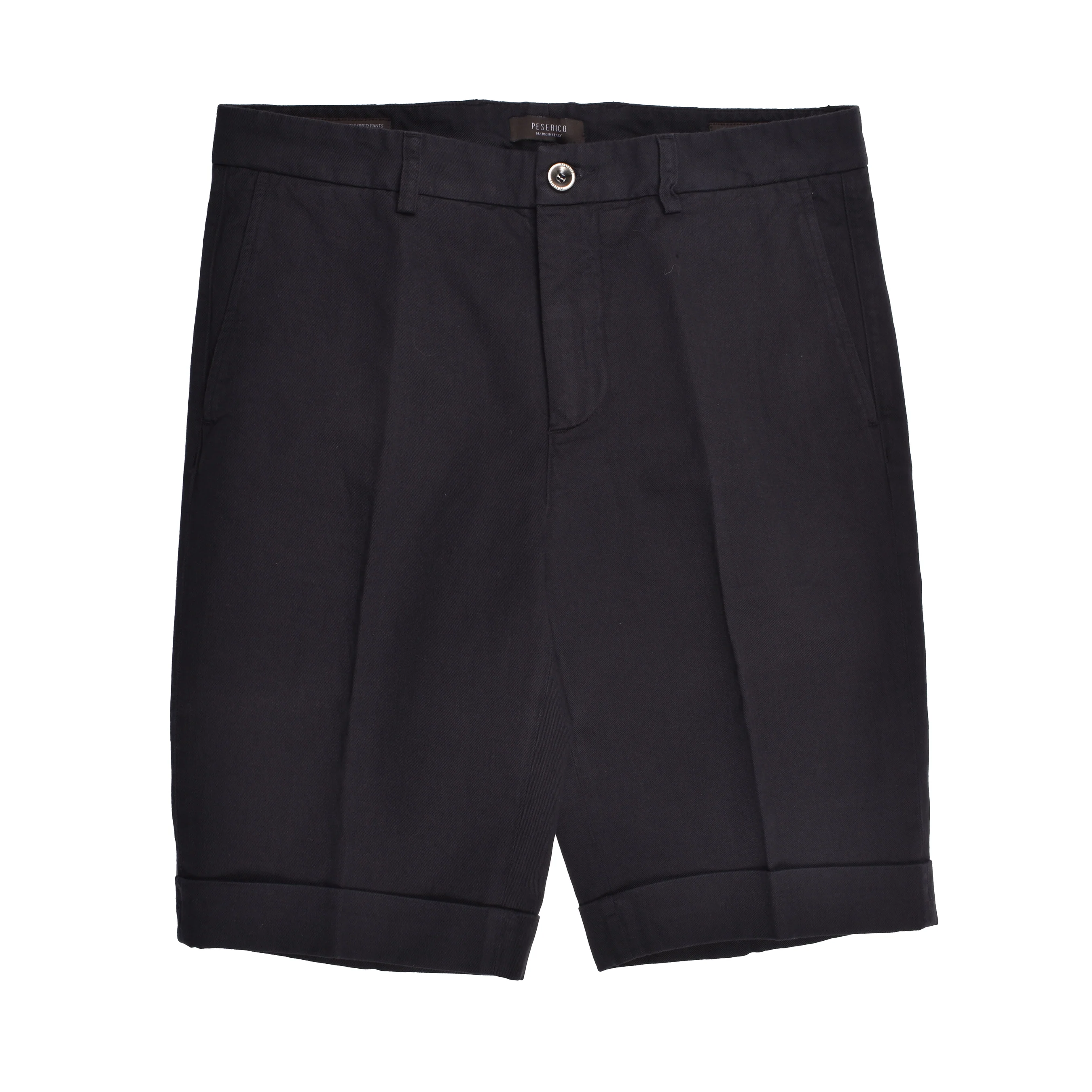 PESERICO MEN'S DARK NAVY BERMUDA SHORTS - Image 3