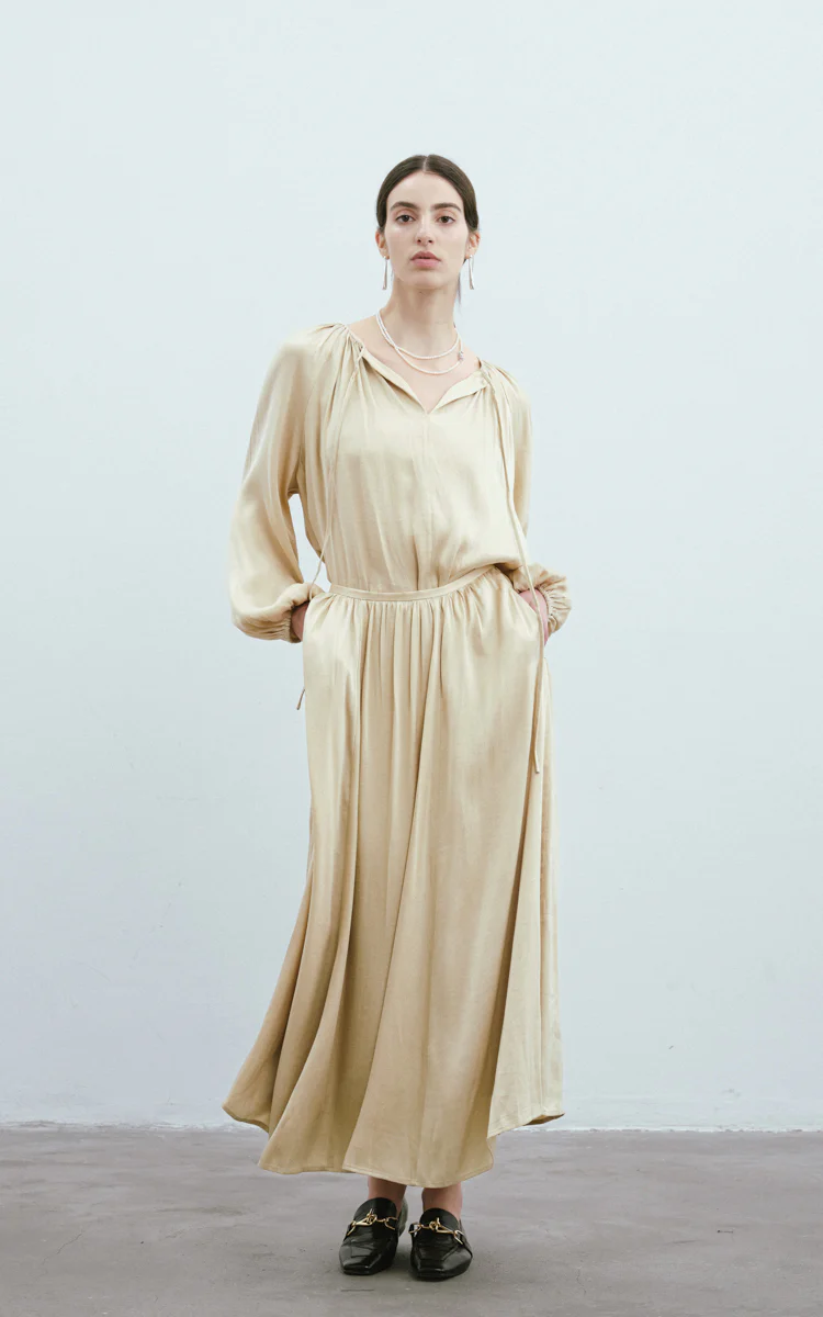 Pleated Hemline Skirt - Image 3