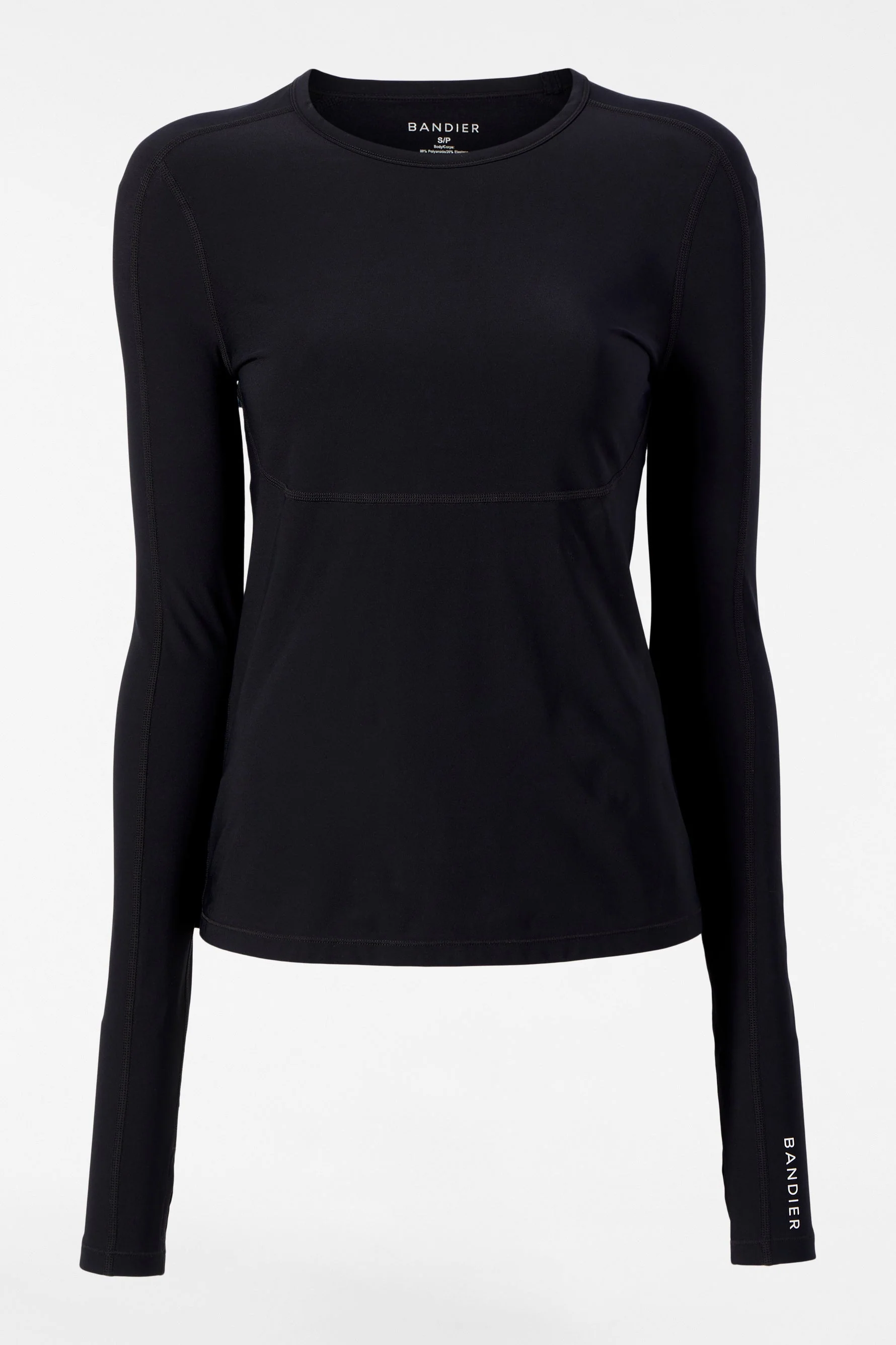 Pro Fleece Seam Long Sleeve Top - Black BND10225 - Image 8