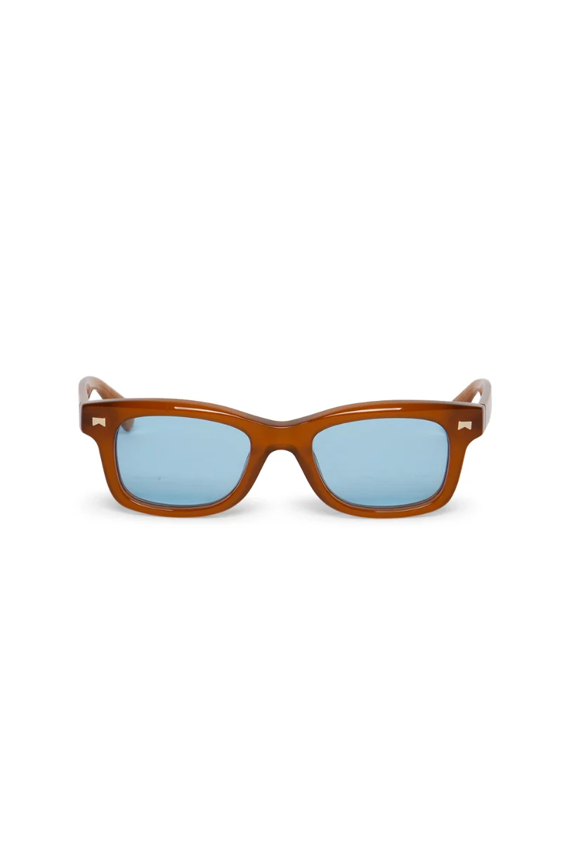 Rhude Classic Rectangle Sun Ray Sunglasses Brown