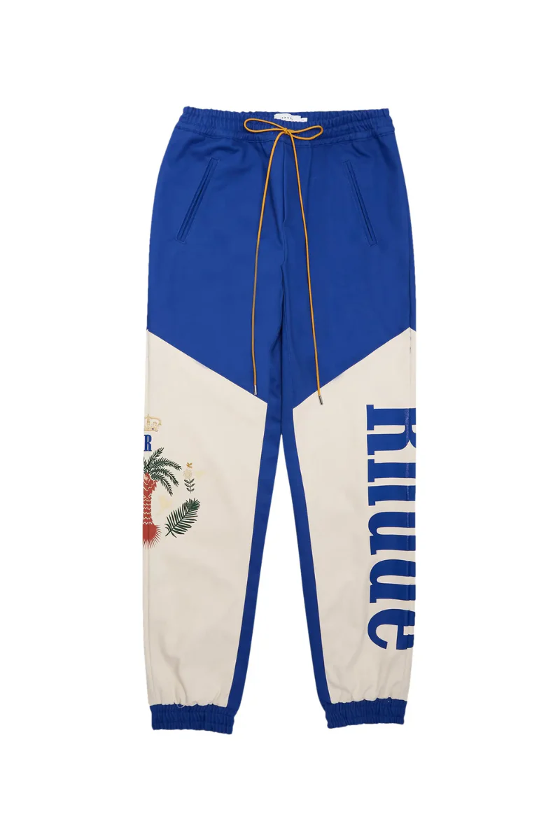 RHUDE Flight Pant - Blue/Creme