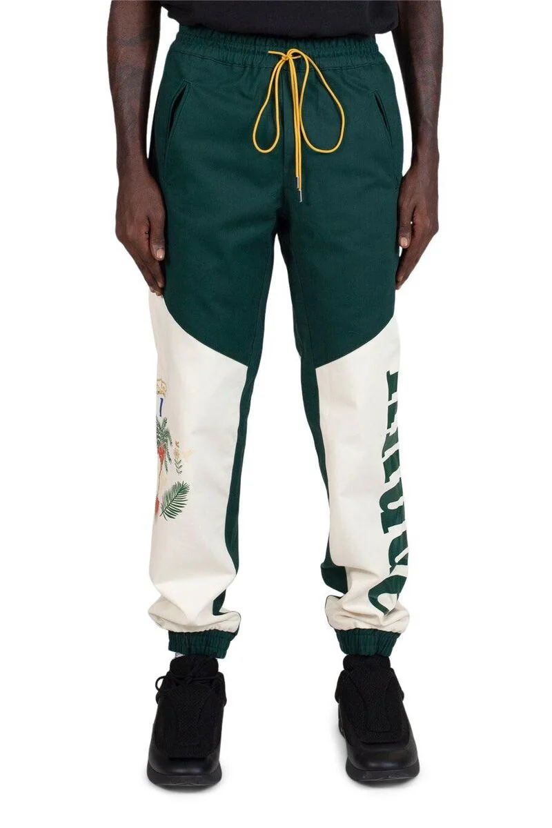RHUDE Flight Pant - Green/Creme - Image 2