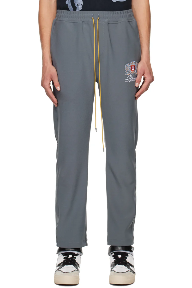 RHUDE Gray Brentwood Lounge Pants - Image 3