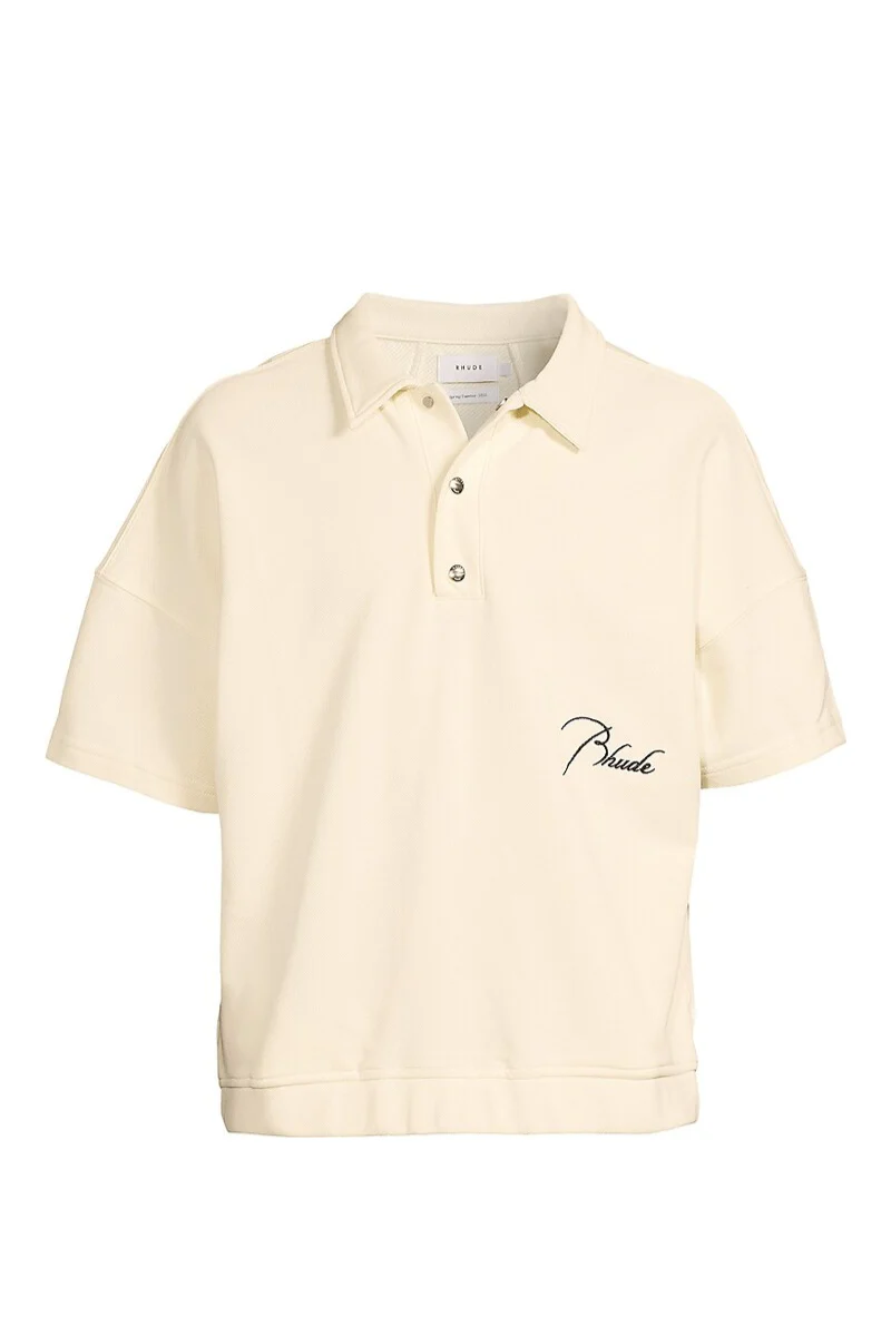 Rhude Logo Dropped Shoulder Polo