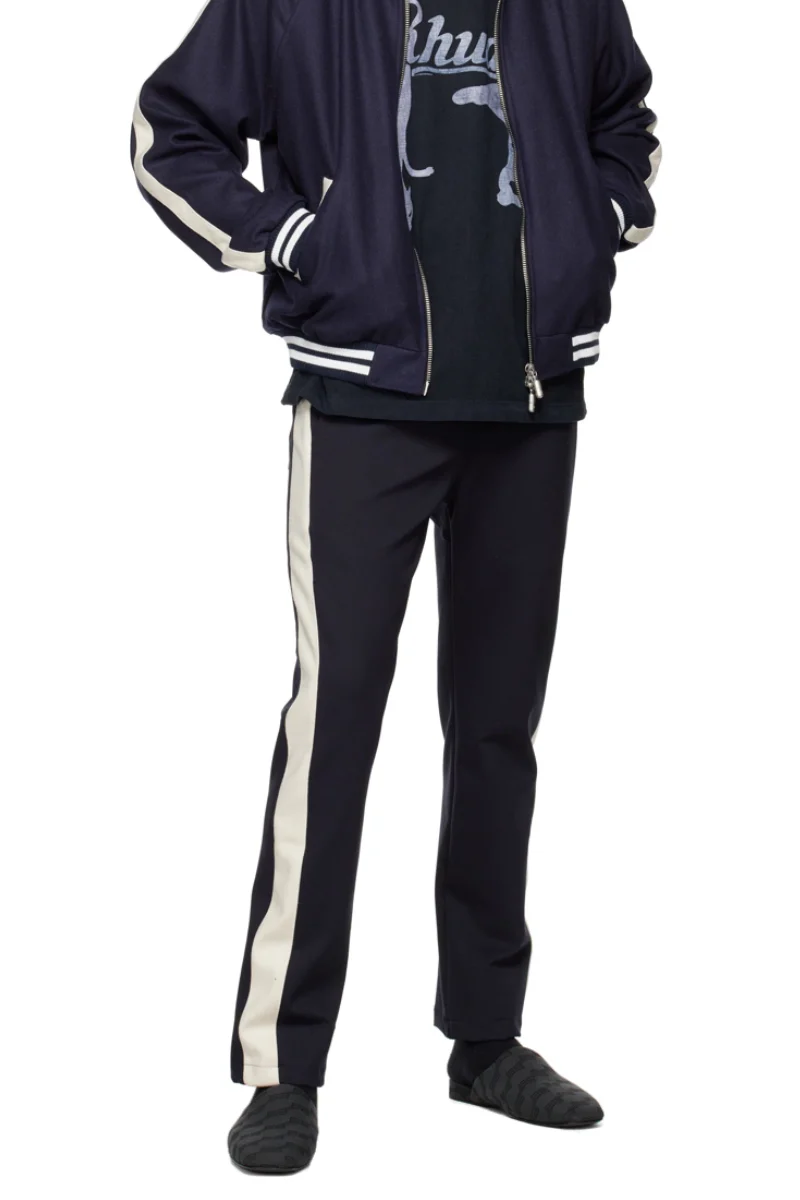 RHUDE Men's Navy Traxedo Lounge Pants - Image 3