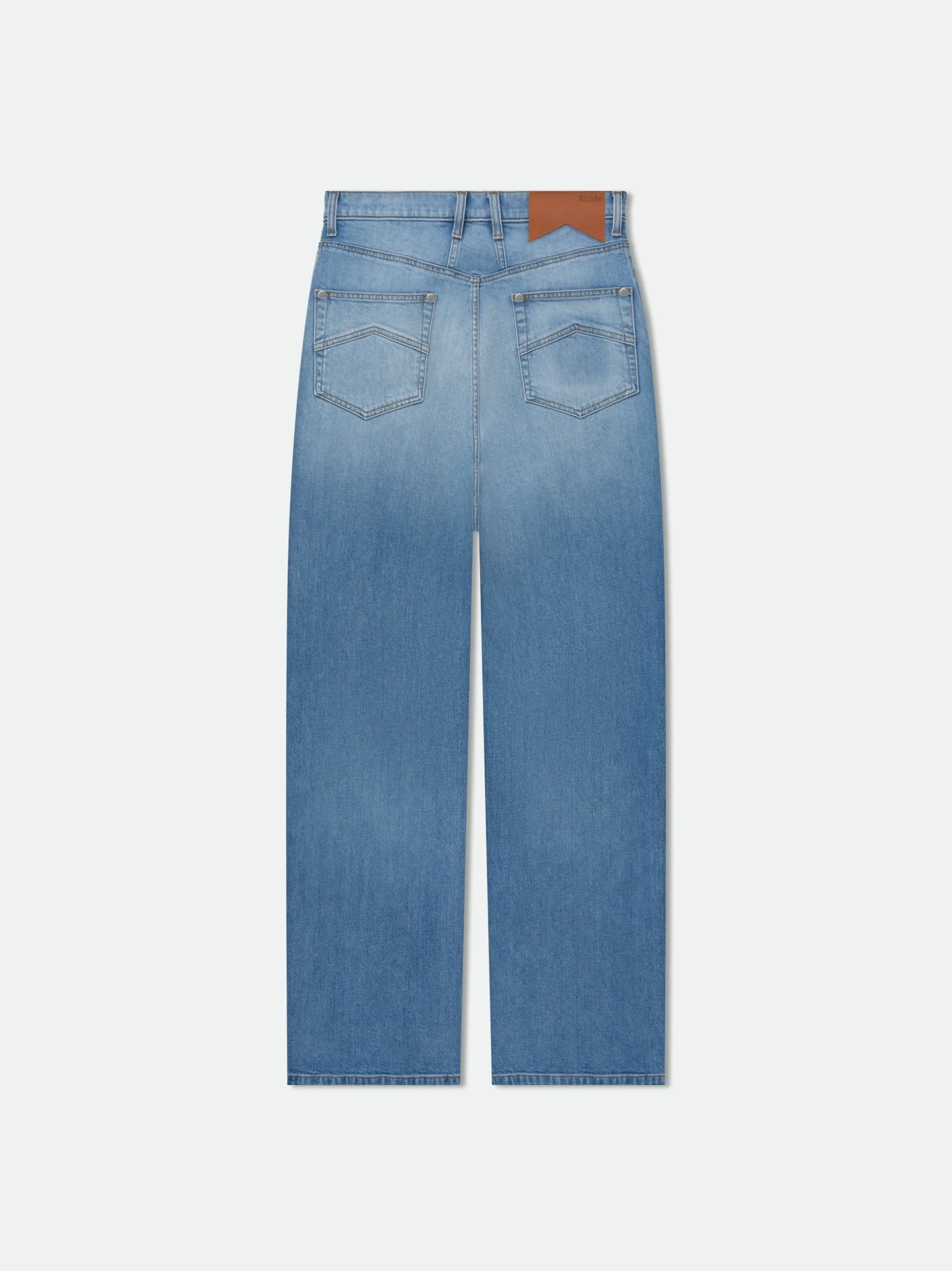 RHUDE MEN'S 90S TRAXEDO DENIM PANT NWT - Image 2
