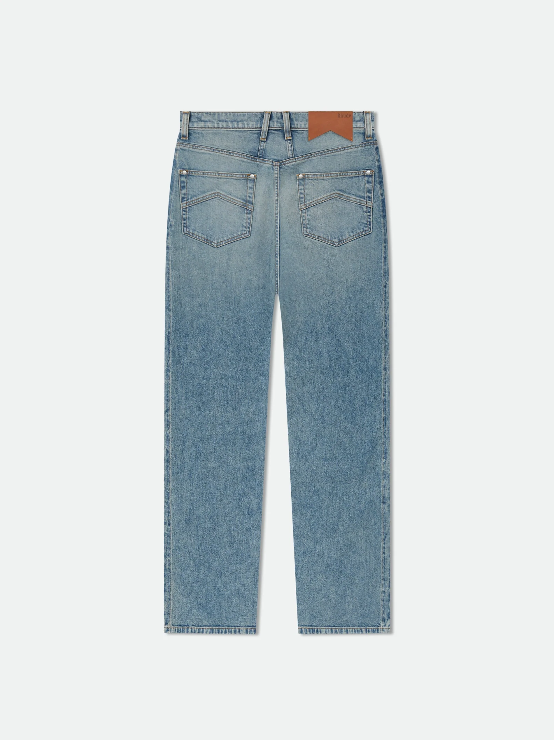 RHUDE MEN'S 90S TRAXEDO DENIM PANT NWT - Image 2