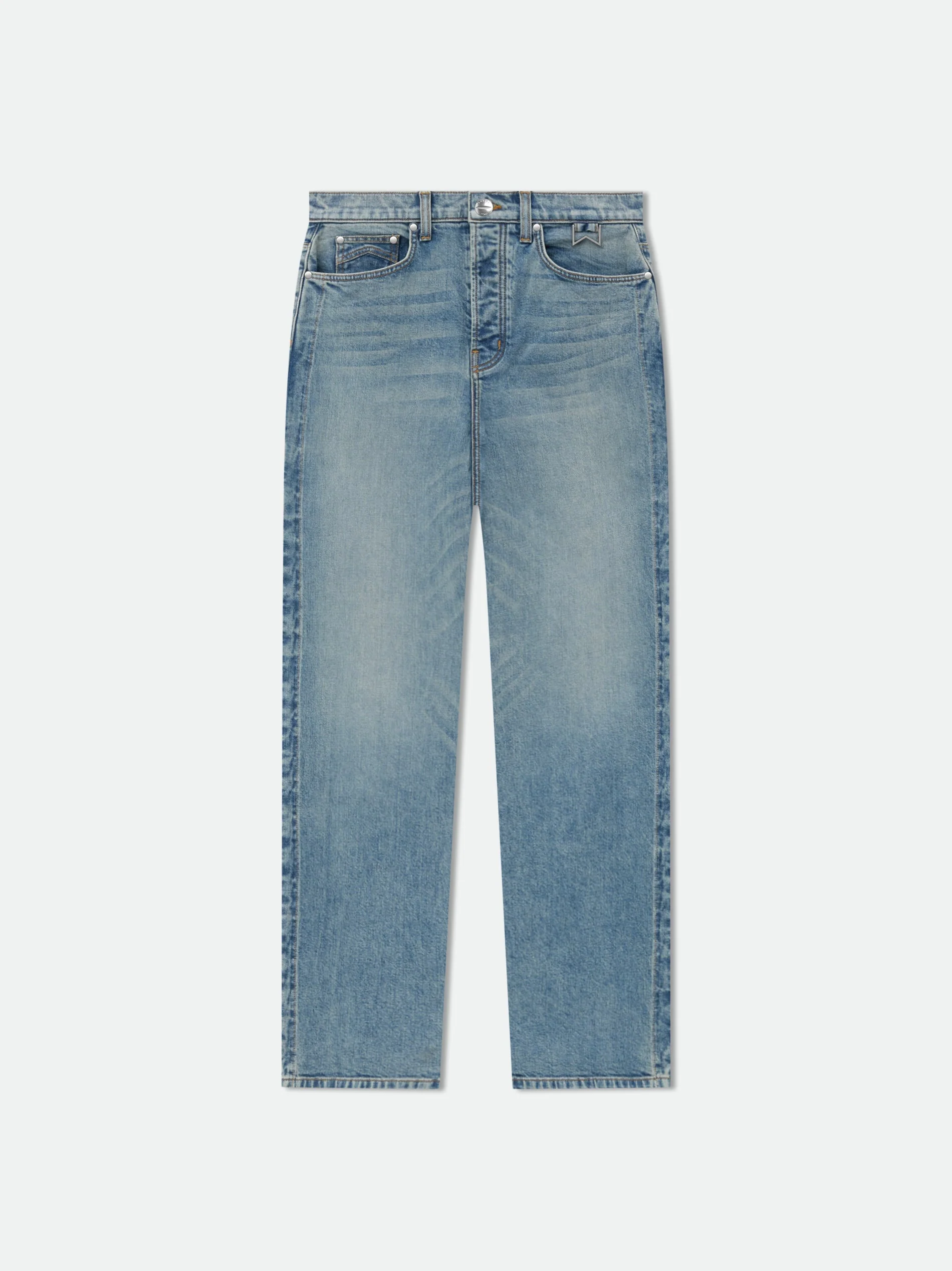 RHUDE MEN'S 90S TRAXEDO DENIM PANT NWT