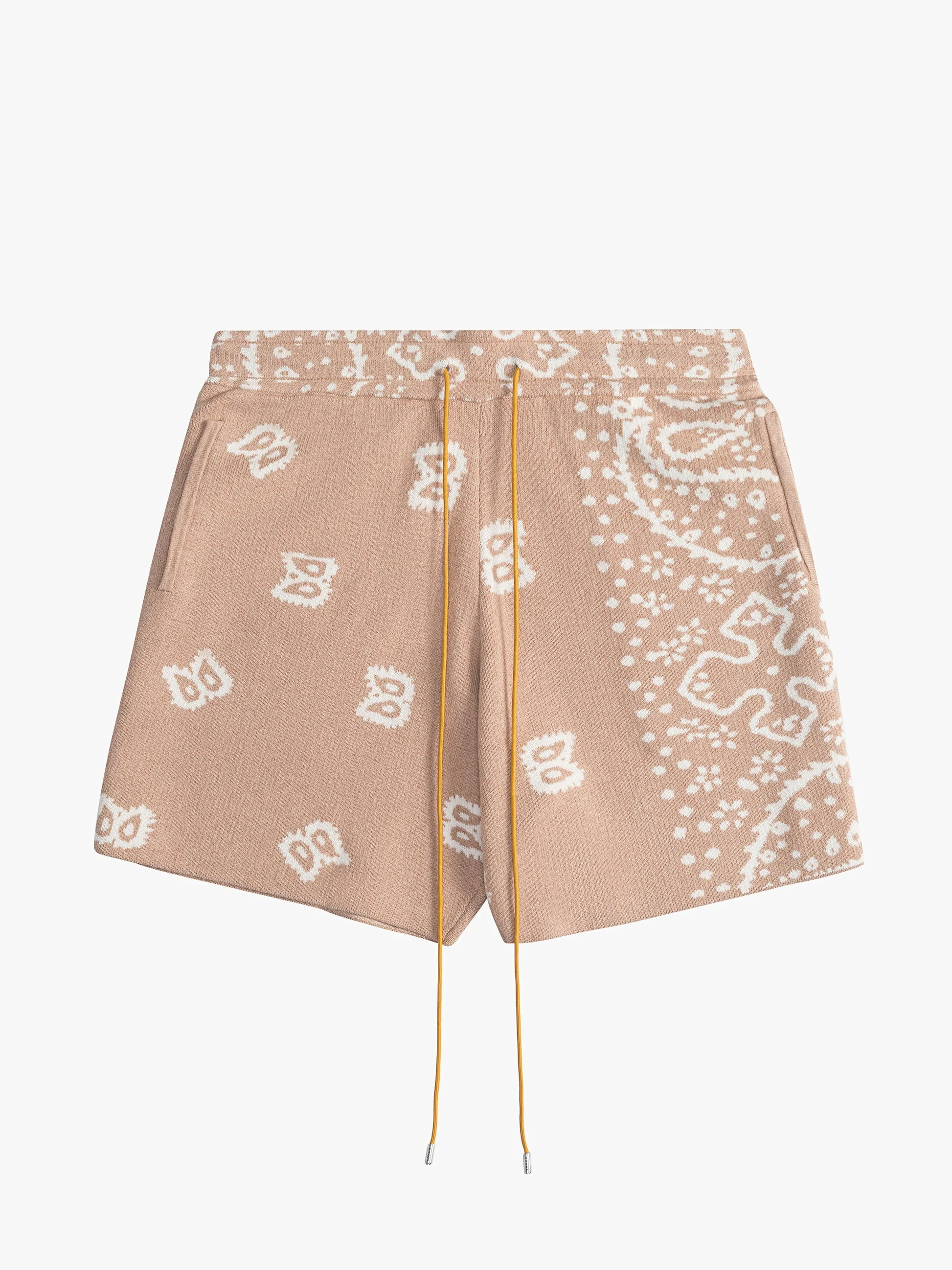 RHUDE MEN'S BANDANA KNIT SHORT NWT