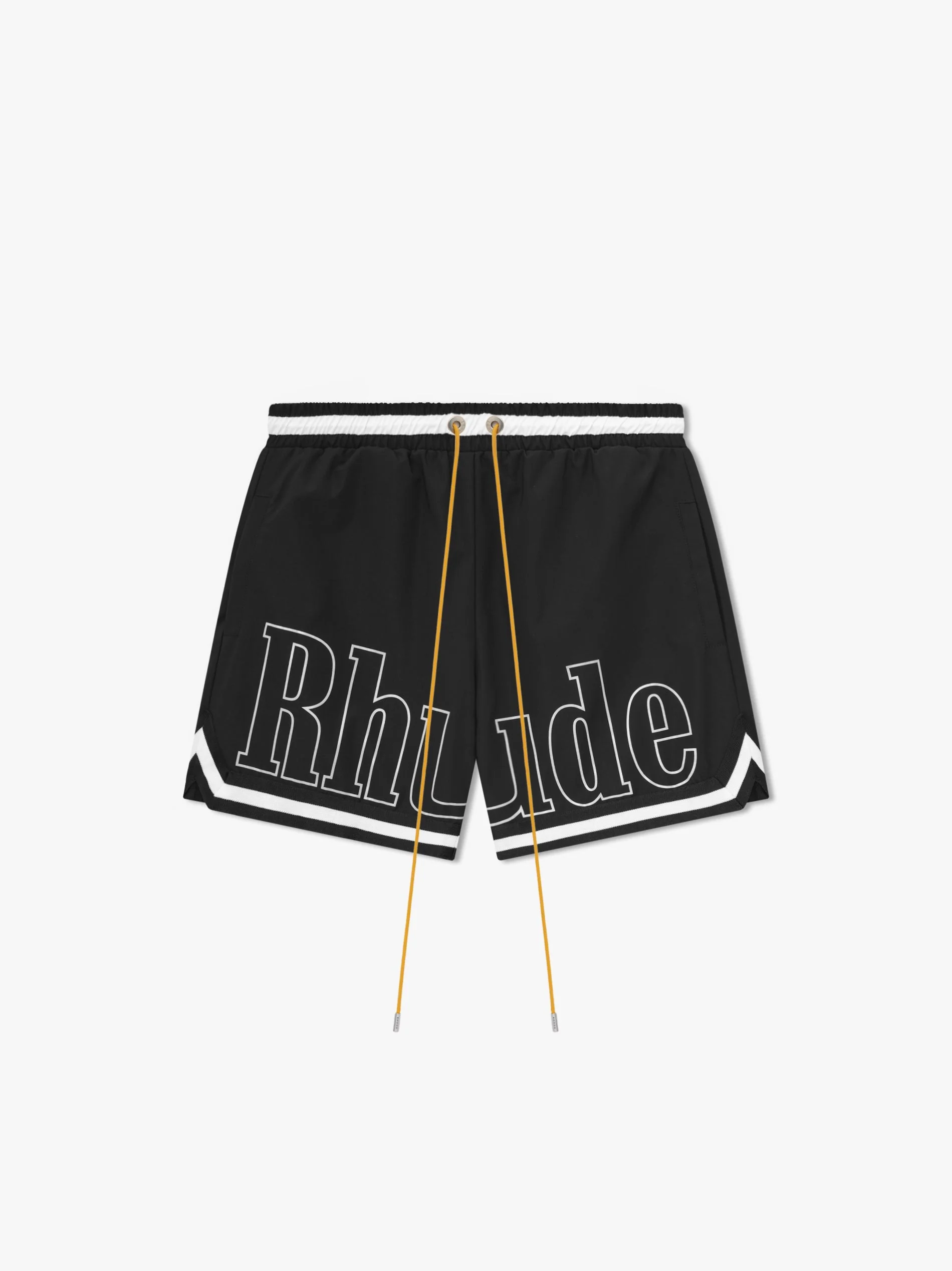 RHUDE MEN'S BASKETBALL LOGO SWIM SHORT NWT