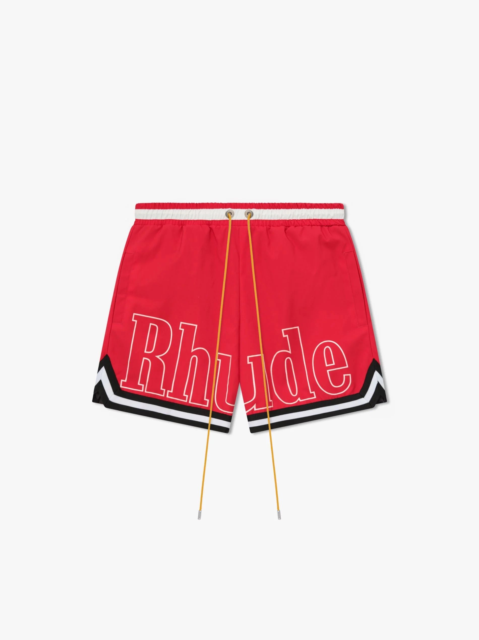 RHUDE MEN'S BASKETBALL LOGO SWIM SHORT NWT