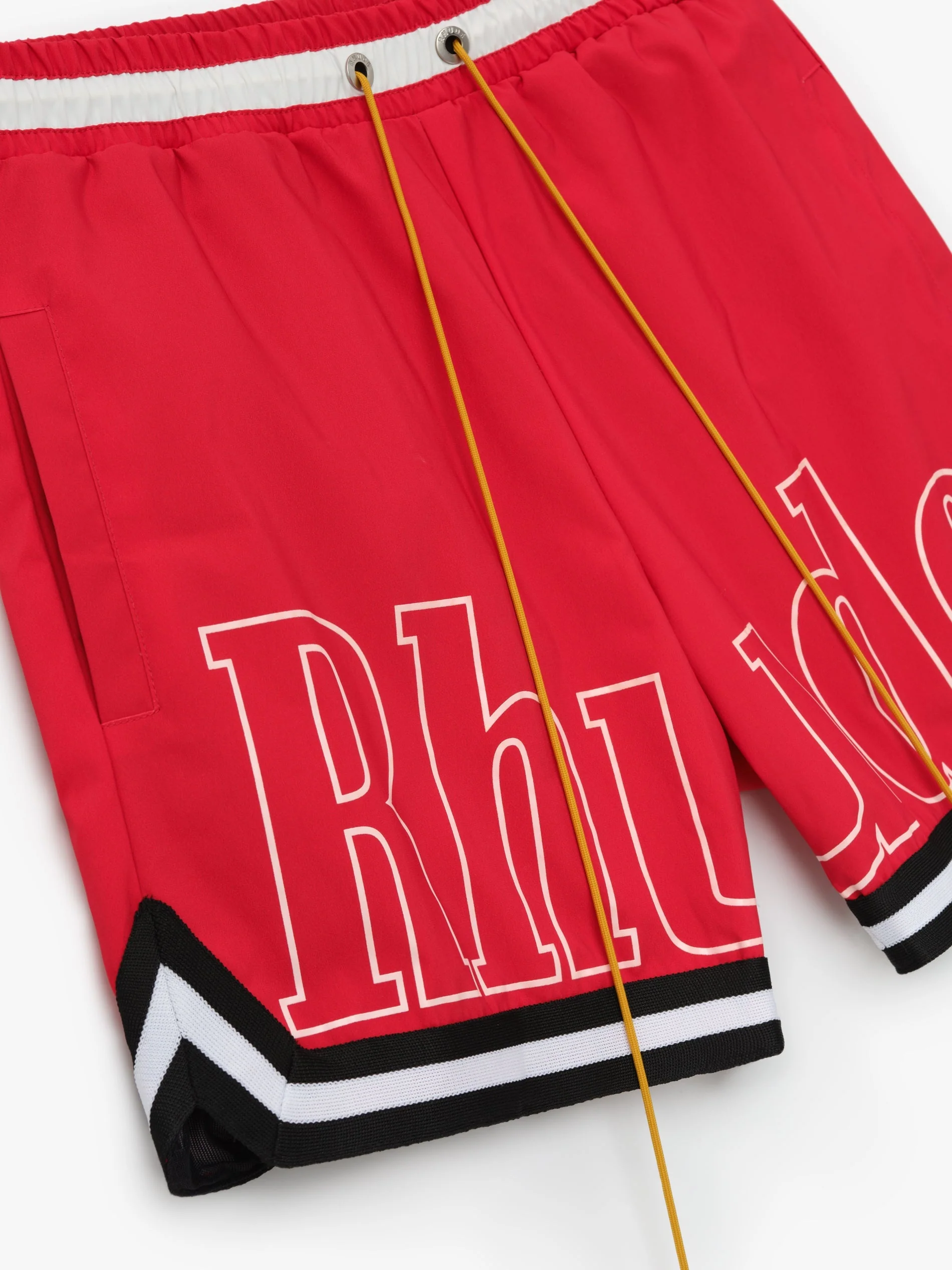 RHUDE MEN'S BASKETBALL LOGO SWIM SHORT NWT - Image 3