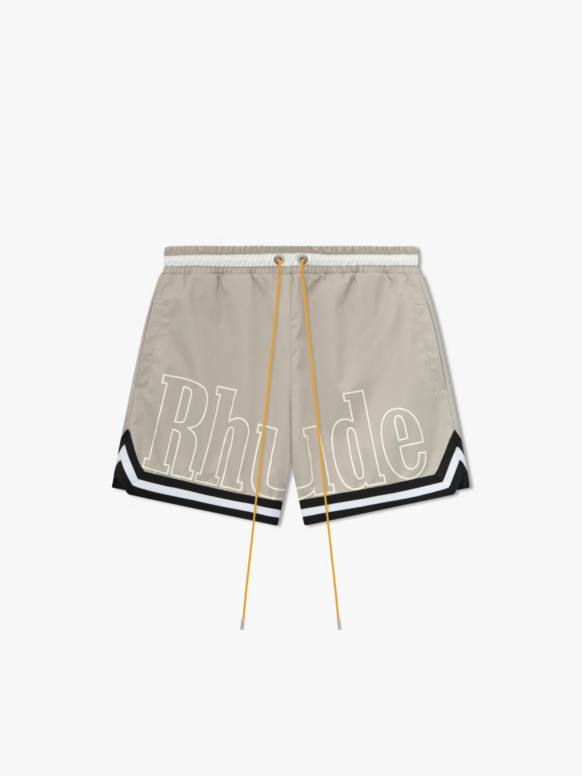 RHUDE MEN'S BASKETBALL LOGO SWIM SHORT NWT
