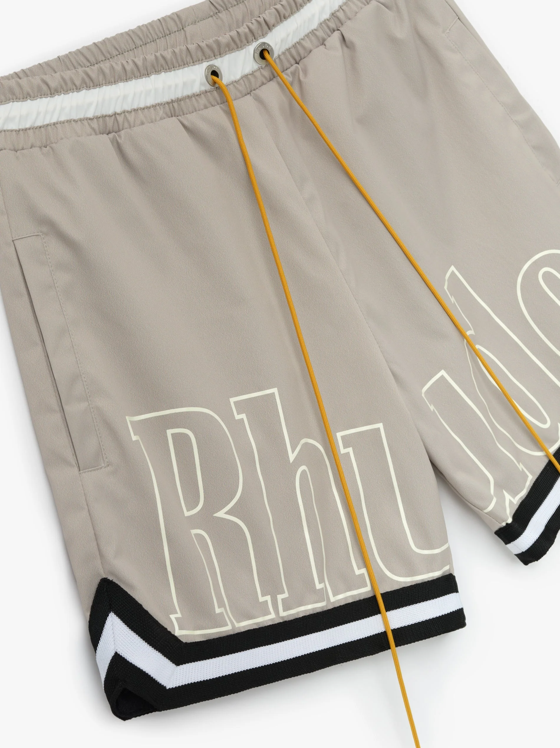 RHUDE MEN'S BASKETBALL LOGO SWIM SHORT NWT - Image 3