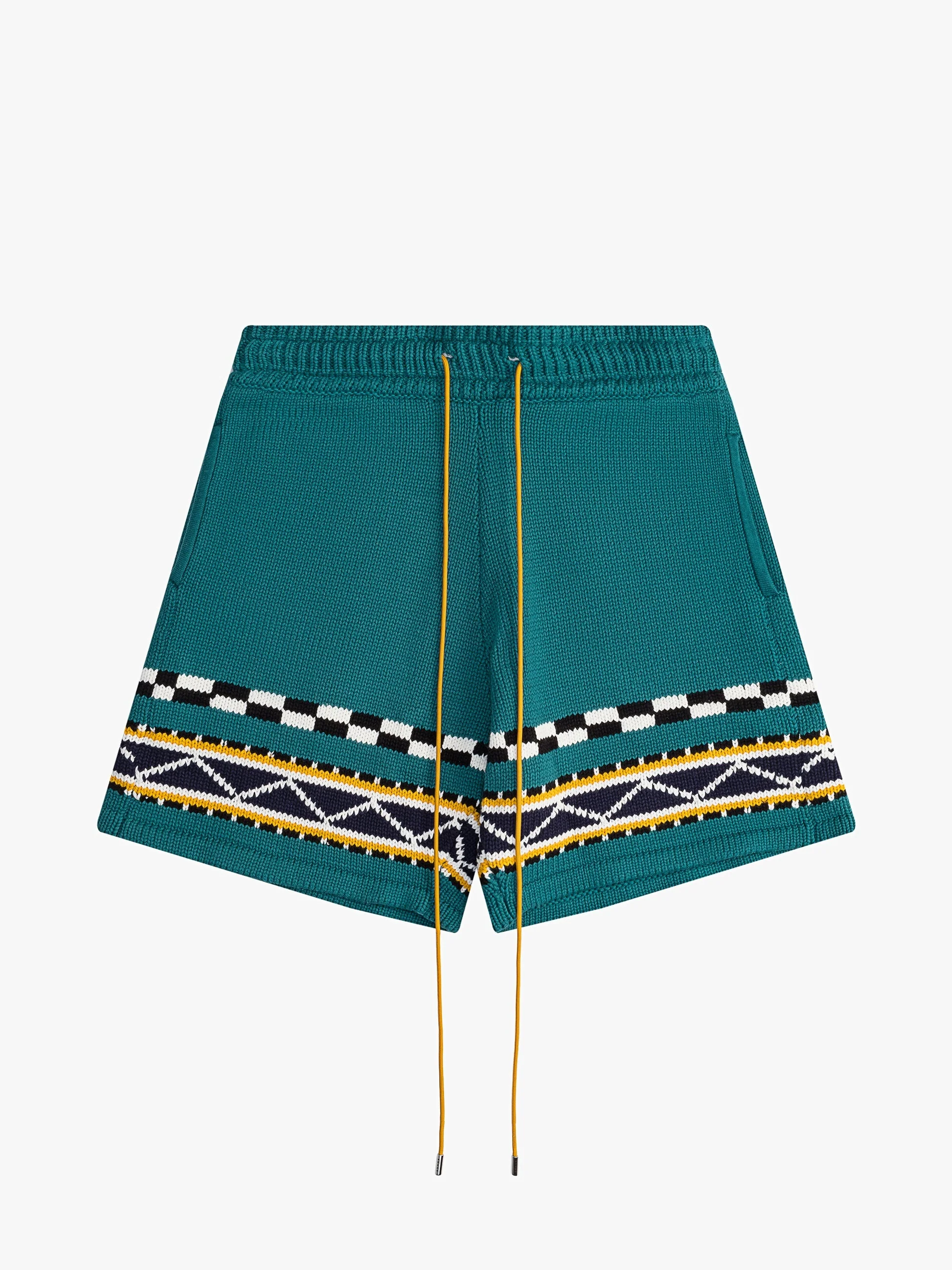 RHUDE MEN'S BATEAU KNIT SHORT NWT