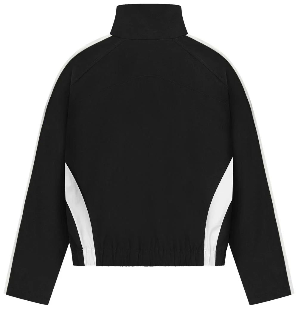 RHUDE MEN'S BLACK WHITE TRACK JACKET - Image 2