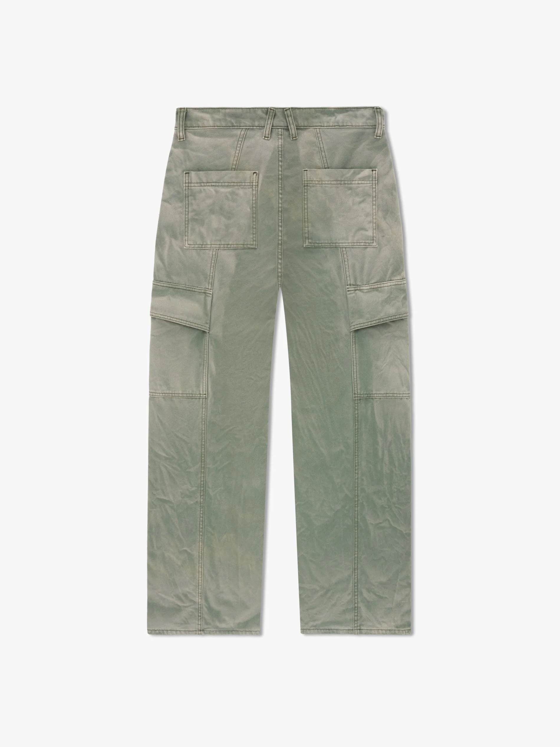 RHUDE MEN'S CANVAS CARGO PANT NWT - Image 2