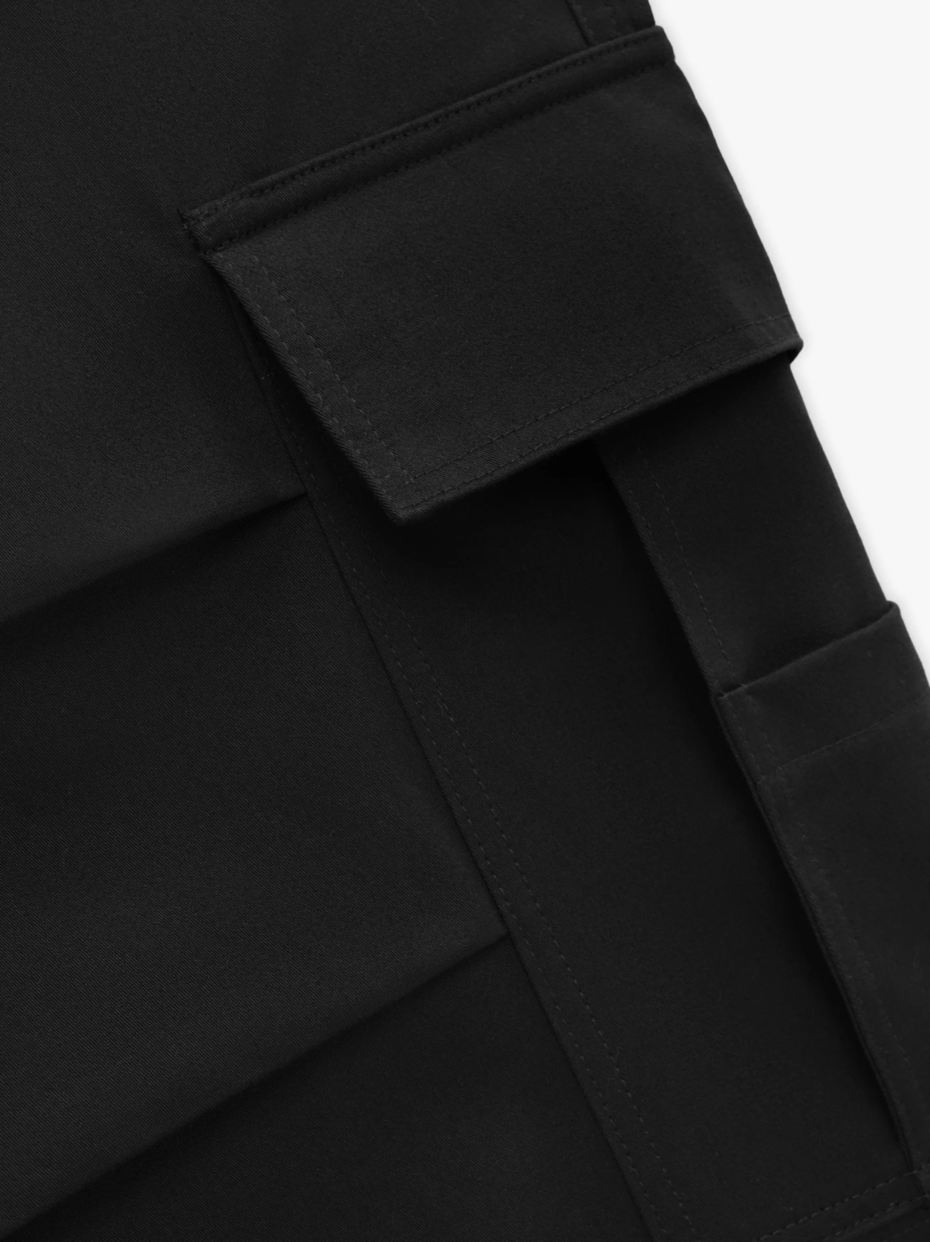 RHUDE MEN'S CEREMONIA CARGO PANT BLACK NWT - Image 3