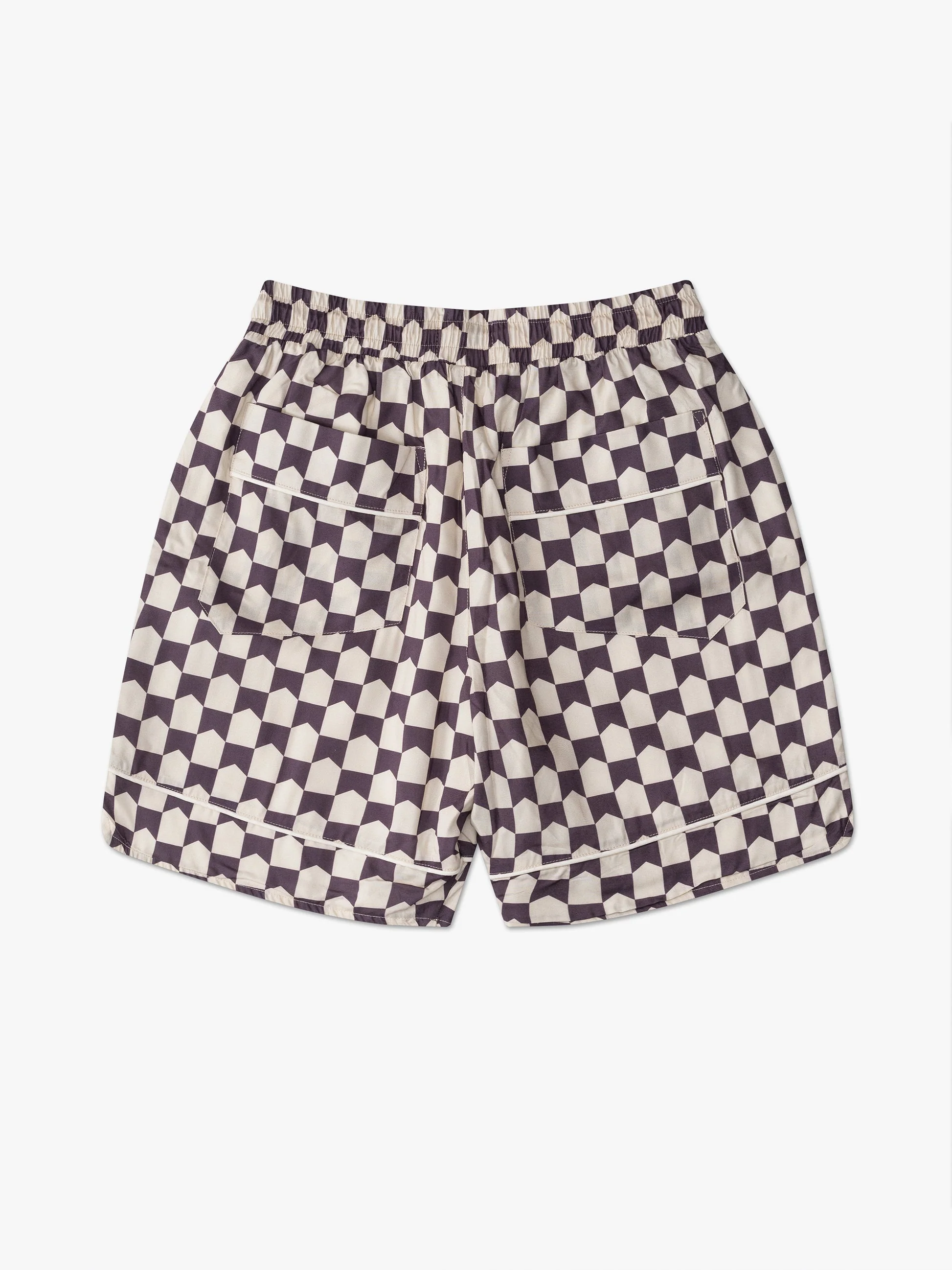 RHUDE MEN'S CHECKERED PJ SHORT NWT - Image 2