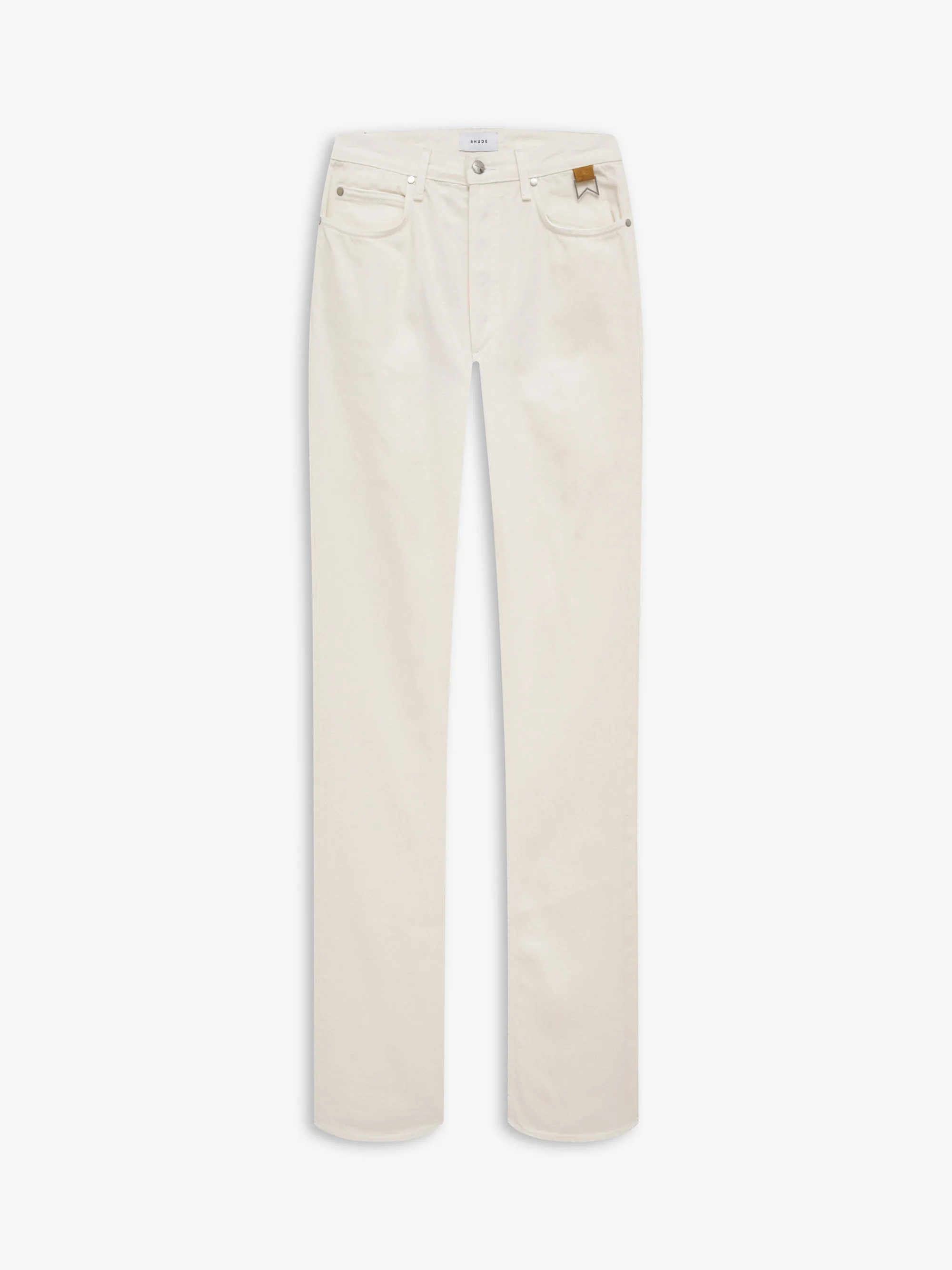RHUDE MEN'S CLASSIC DENIM WHITE NWT