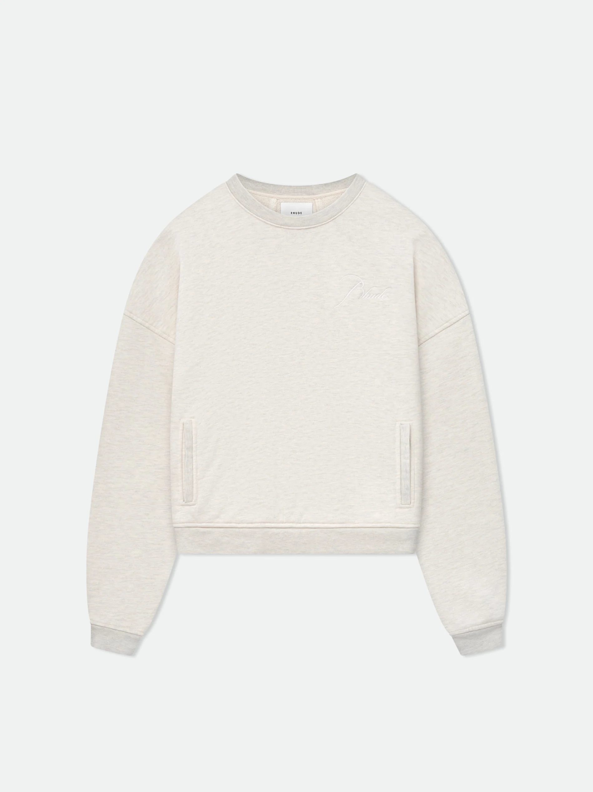 RHUDE MEN'S OAT CREWNECK SWEATER