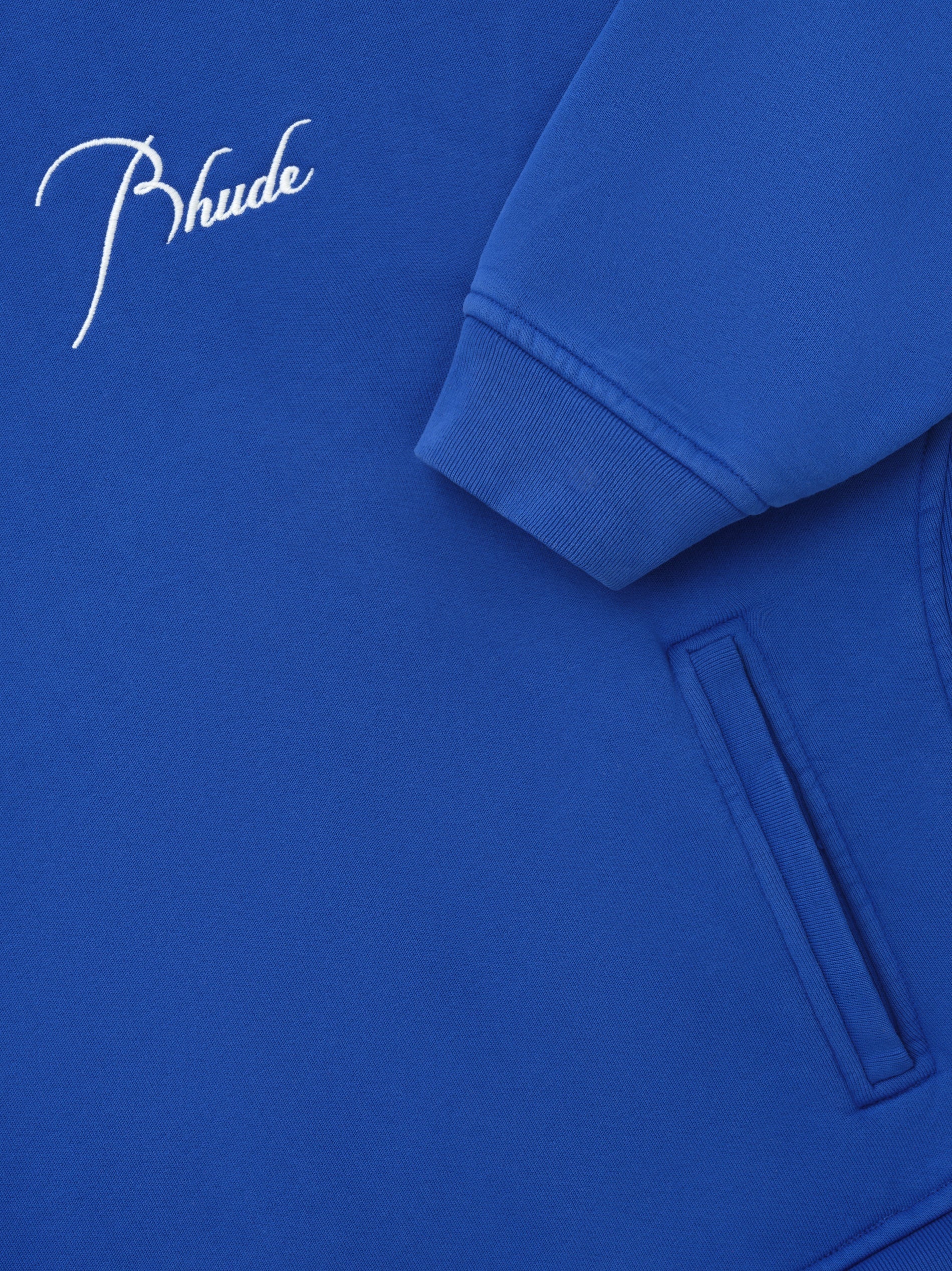 RHUDE MEN'S CREWNECK VTG COBALT BLUE NWT - Image 3