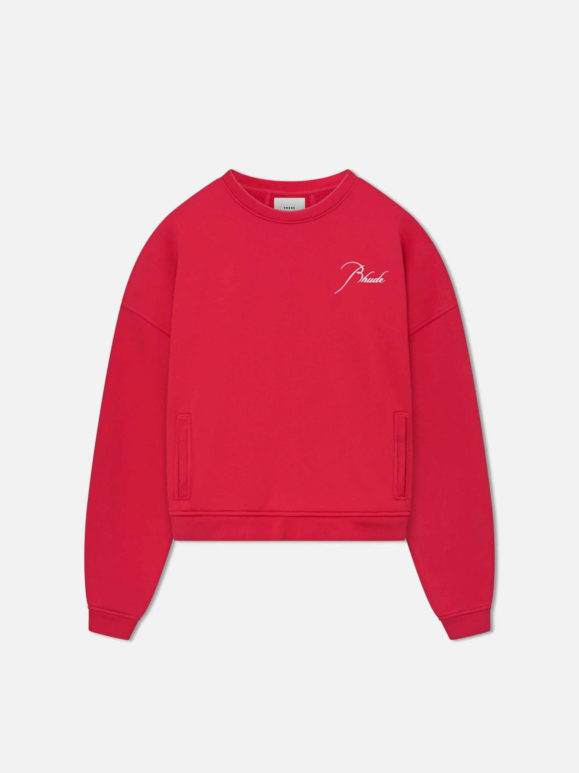 RHUDE MEN'S CREWNECK VTG RED NWT
