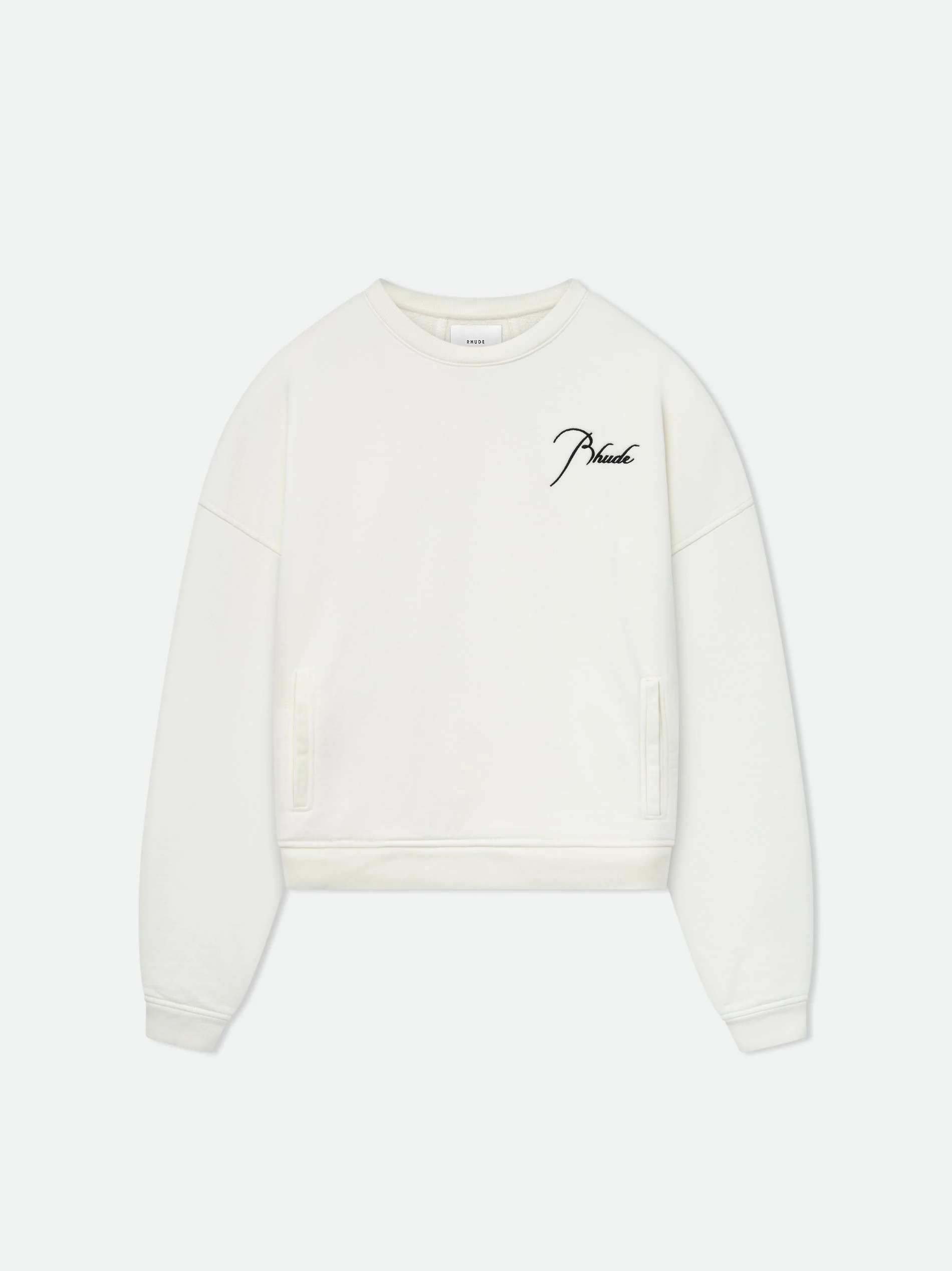 RHUDE MEN'S CREWNECK VTG WHITE NWT - Image 2