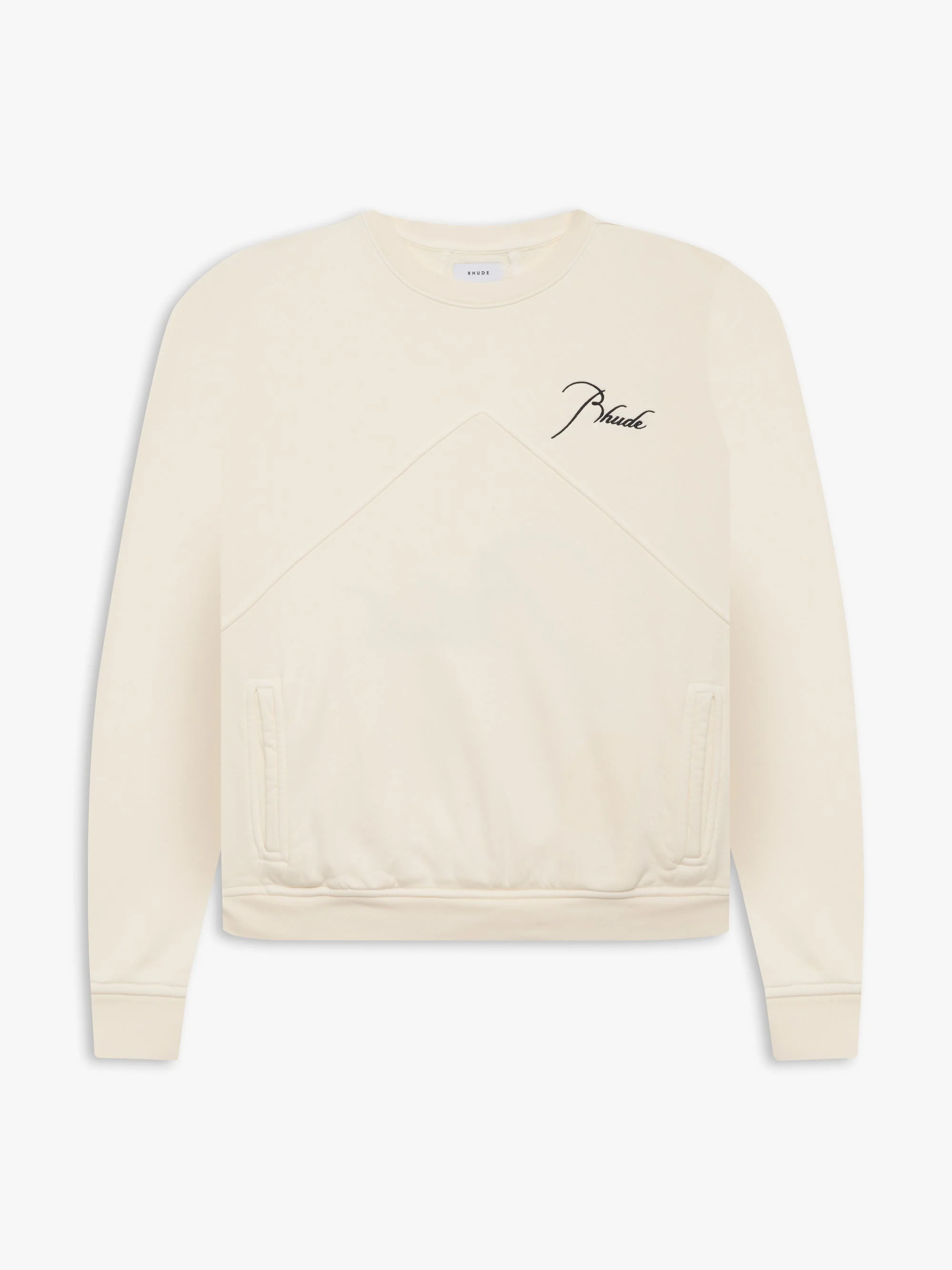 RHUDE MEN'S CREWNECK VTG WHITE NWT