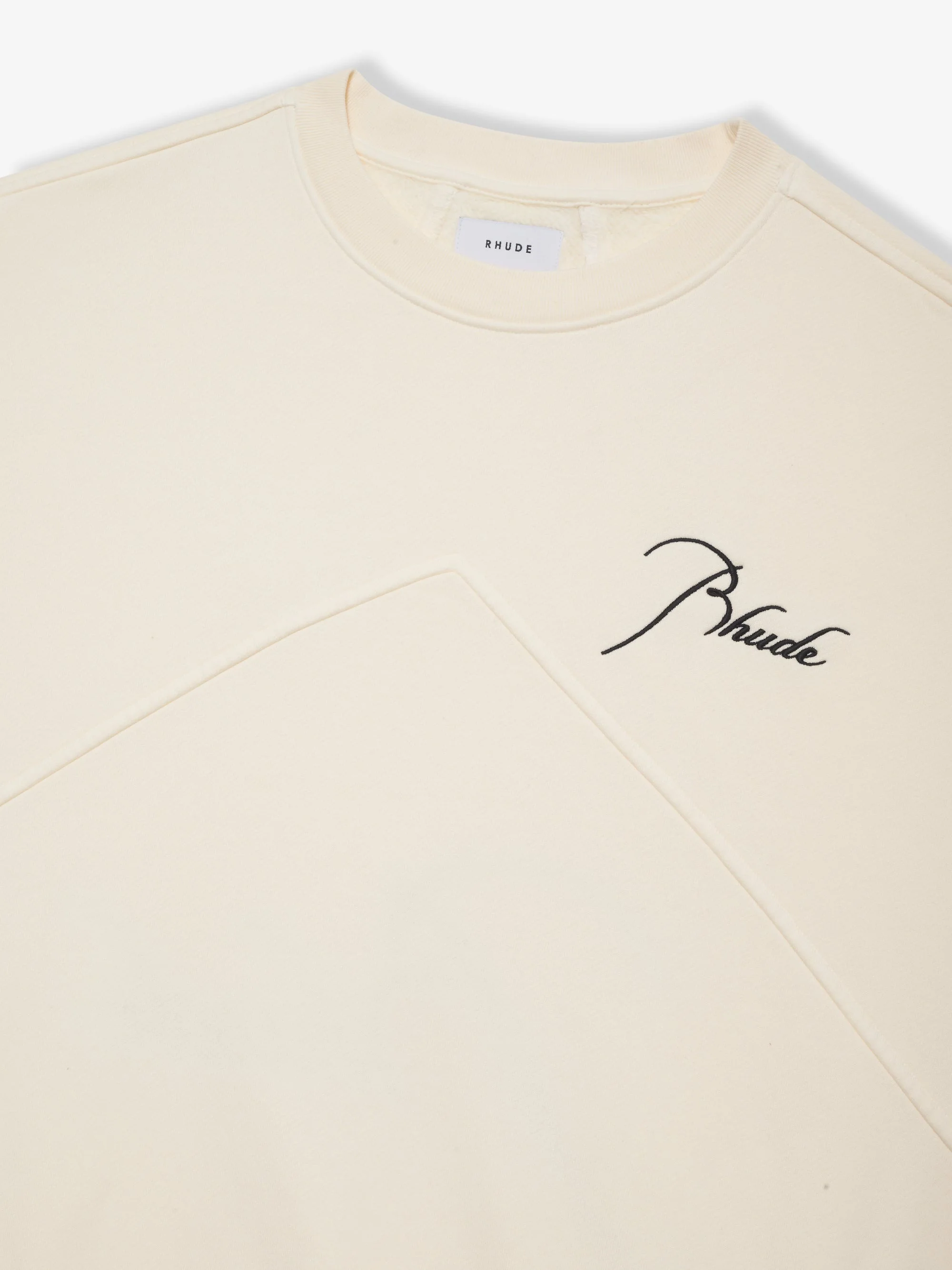 RHUDE MEN'S CREWNECK VTG WHITE NWT - Image 3