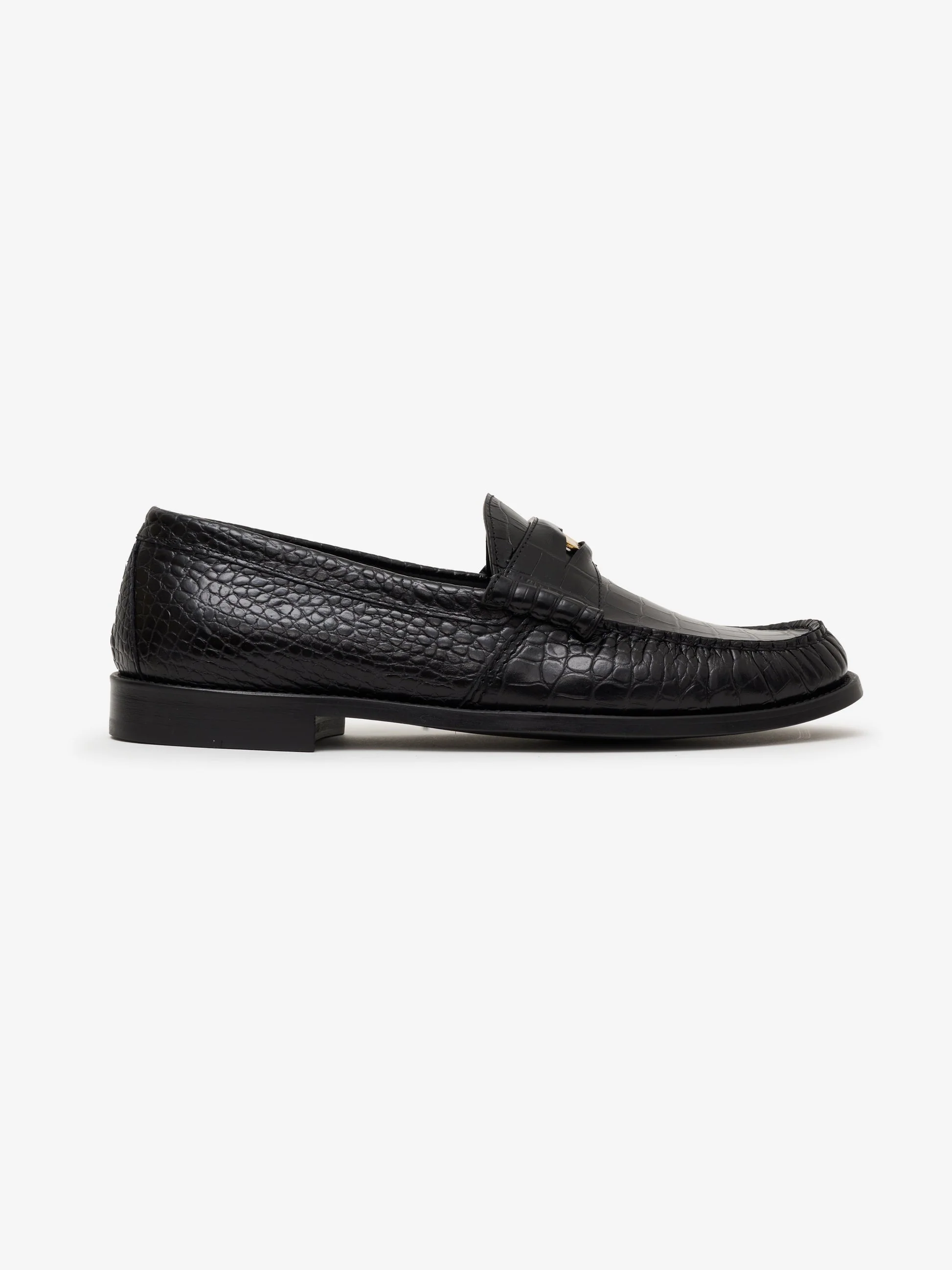 RHUDE MEN'S CROC PENNY LOAFER NWT