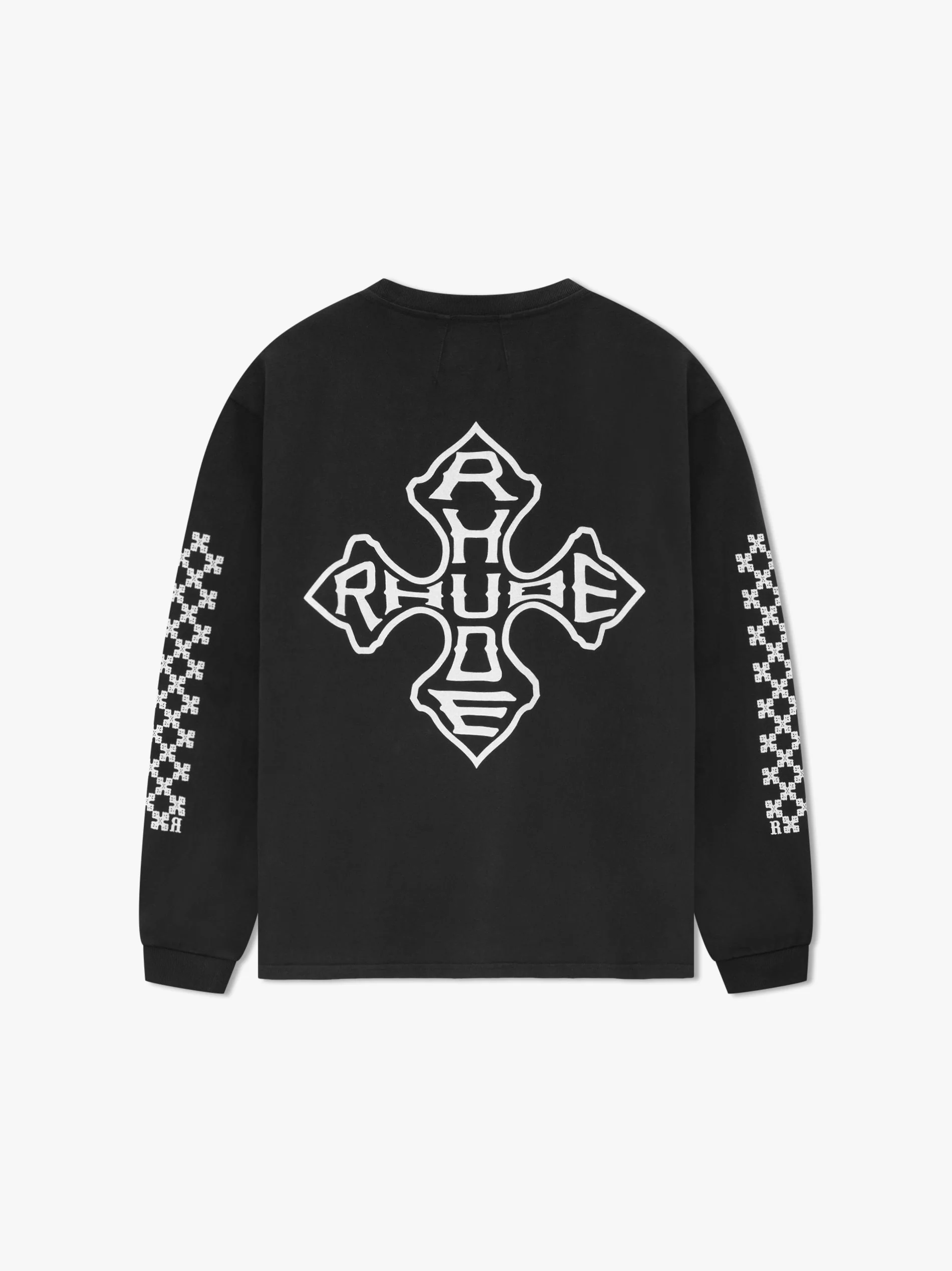 RHUDE MEN'S CROSS LS TEE NWT - Image 2