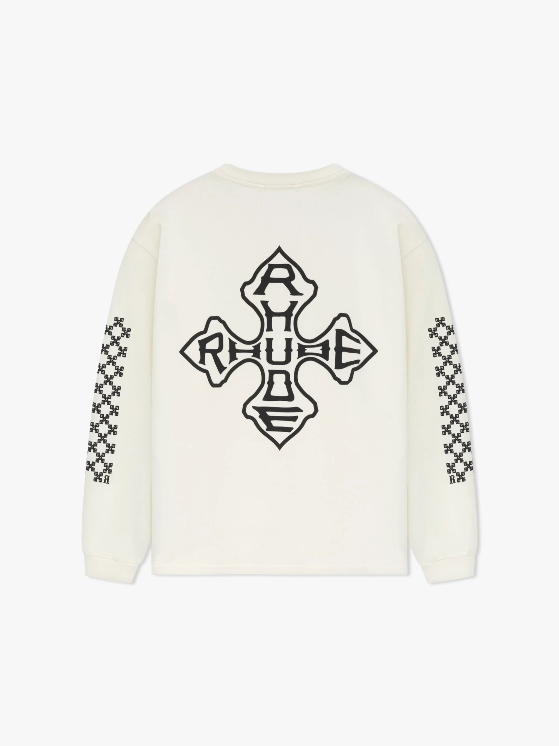 RHUDE MEN'S CROSS LS TEE NWT - Image 2