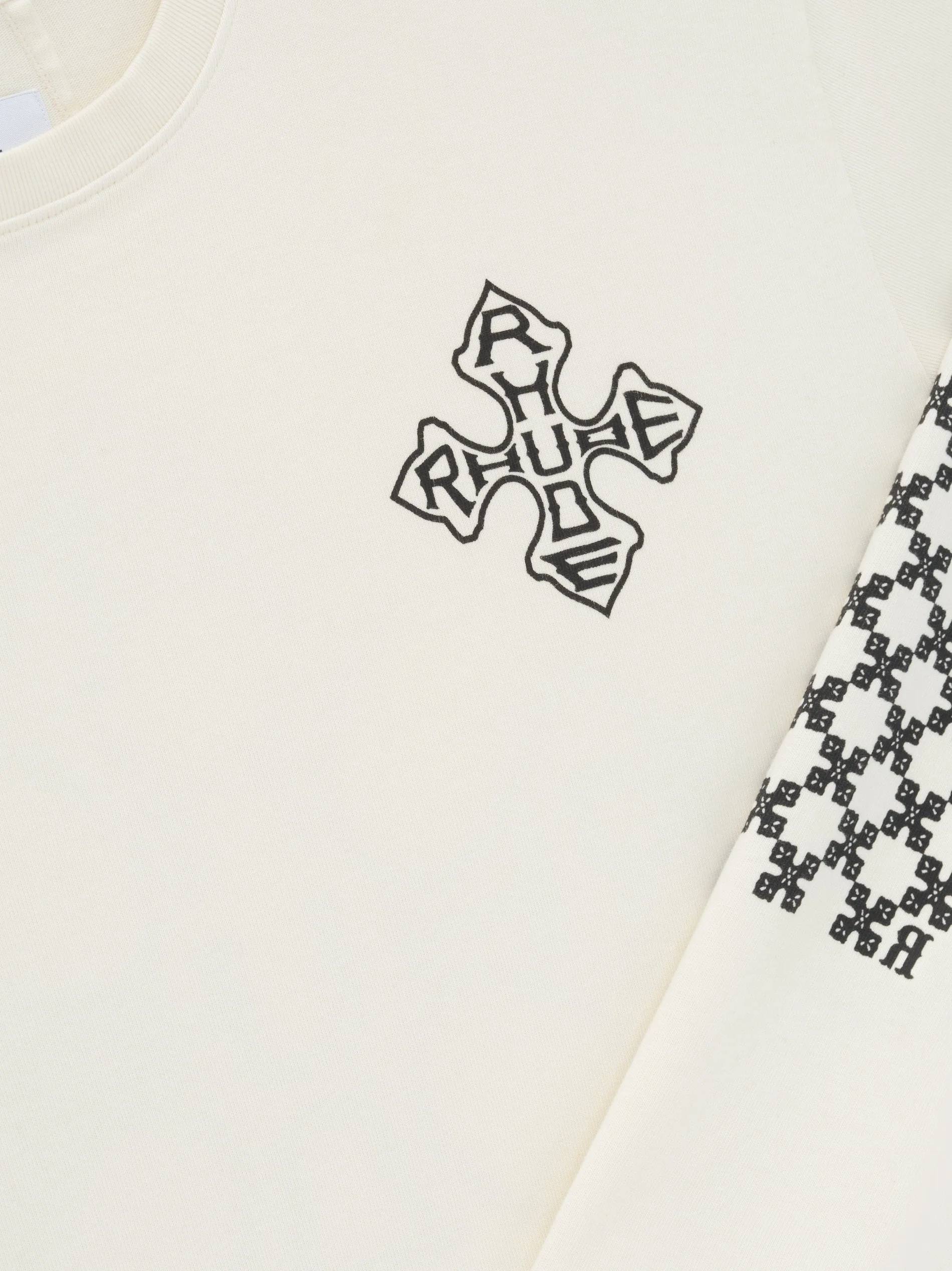 RHUDE MEN'S CROSS LS TEE NWT - Image 3