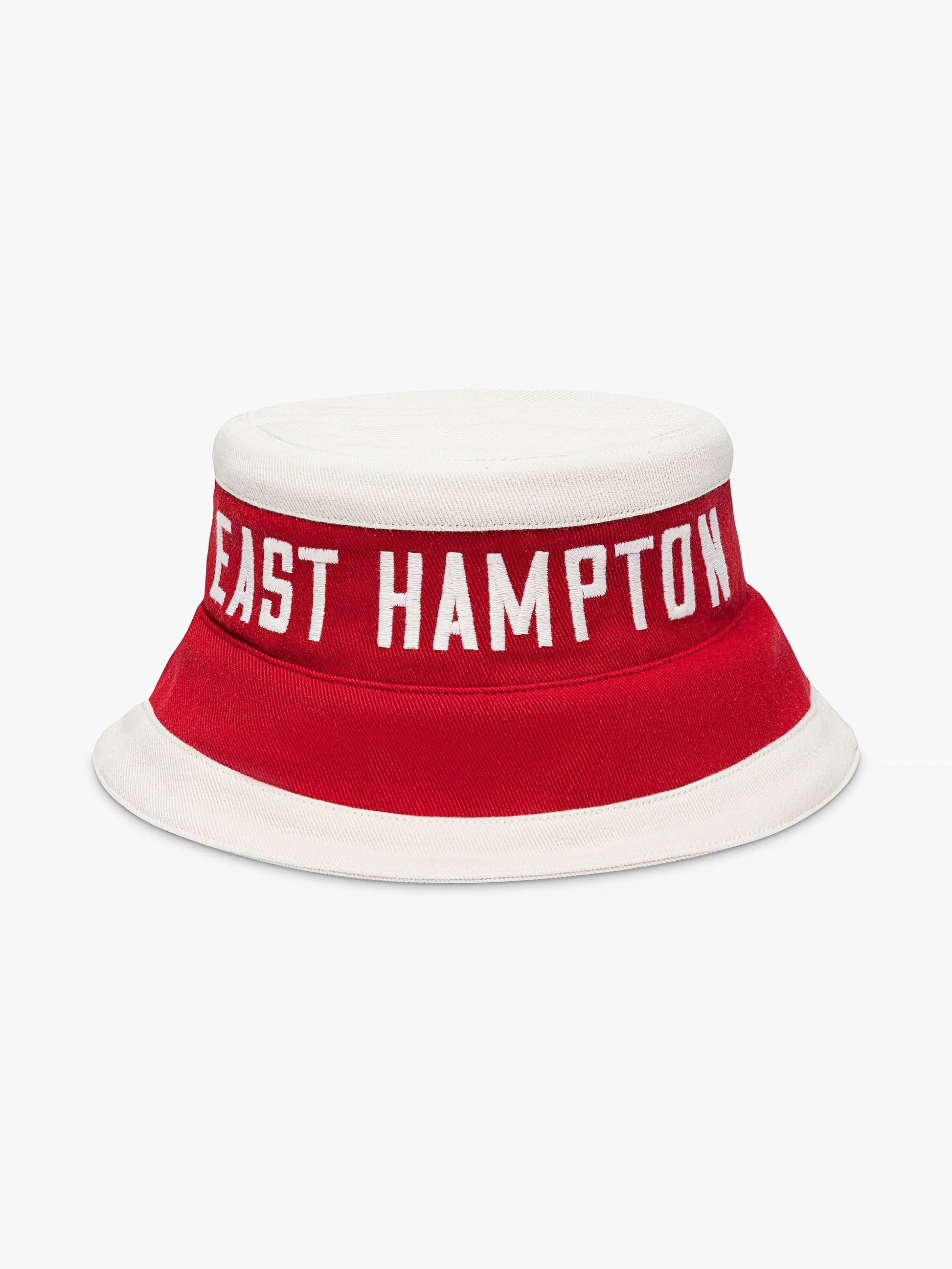 RHUDE UNISEX'S RED CREAM BUCKET HAT - Image 2
