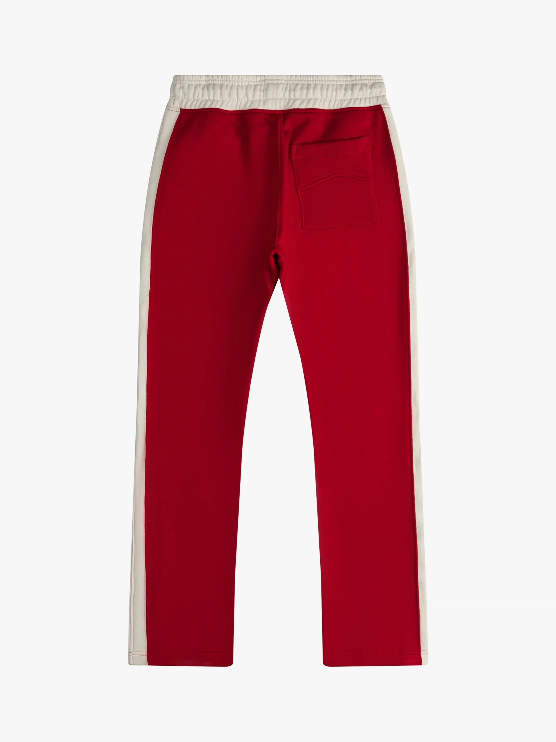 RHUDE MEN'S EAST HAMPTON SWEATP RED/CREAM NWT - Image 2