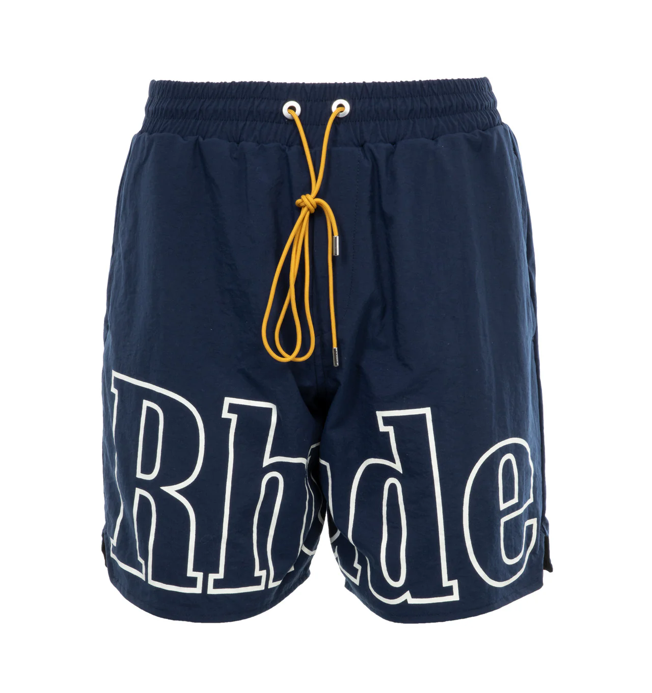 RHUDE MEN'S LOGO TRACK-SHORT NWT