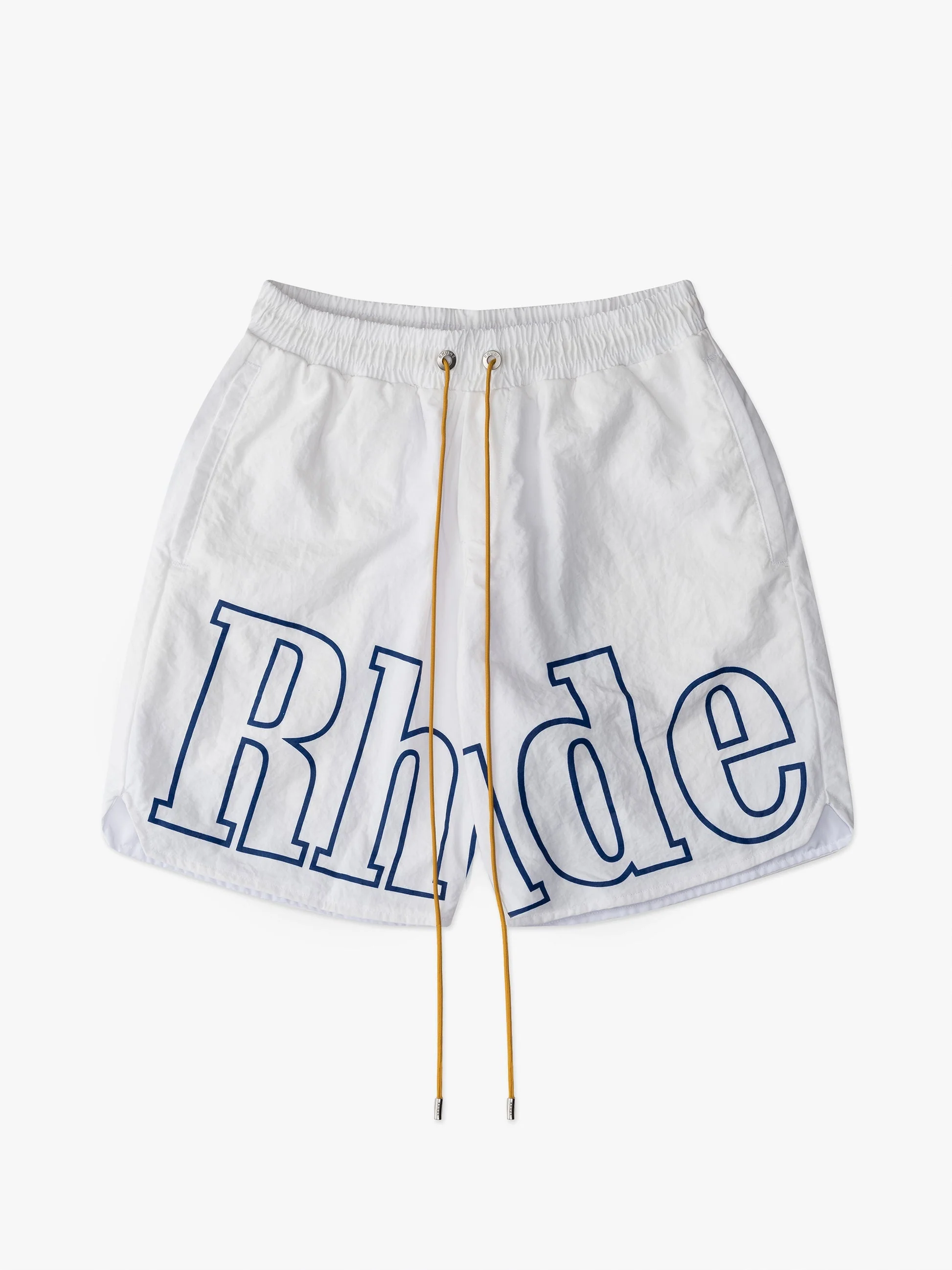 RHUDE MEN'S LOGO TRACK-SHORT NWT