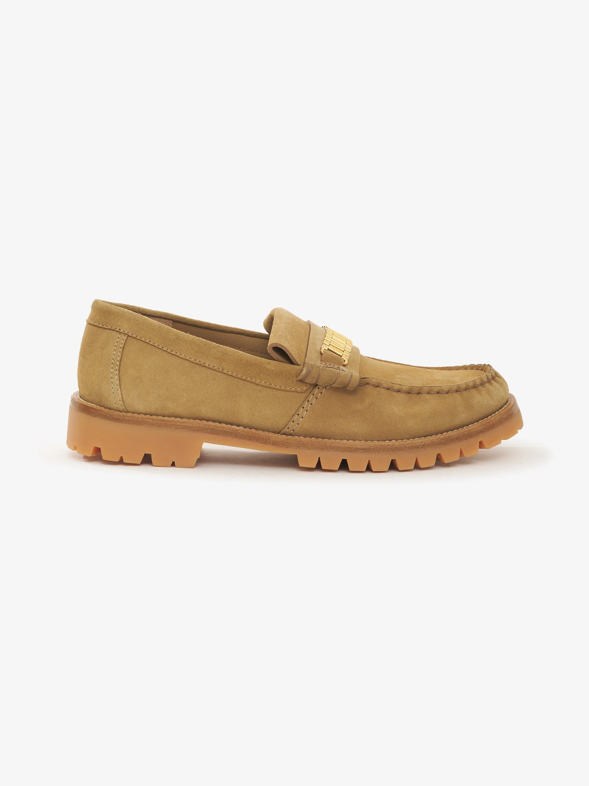 RHUDE MEN'S LUG LOAFER-TAN NWT