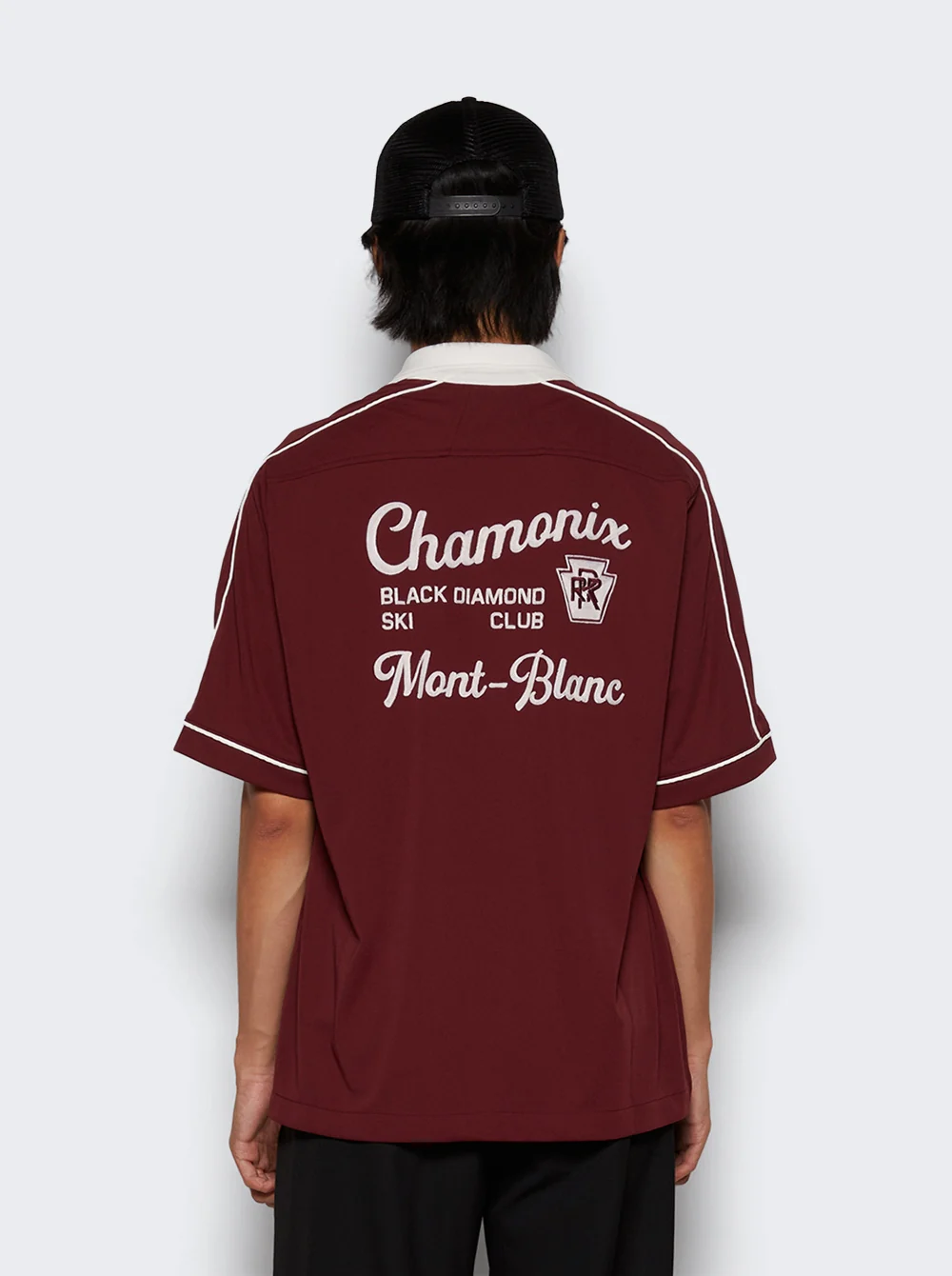 RHUDE MEN'S MONT-BLANC BOWLING SHIRT NWT - Image 2