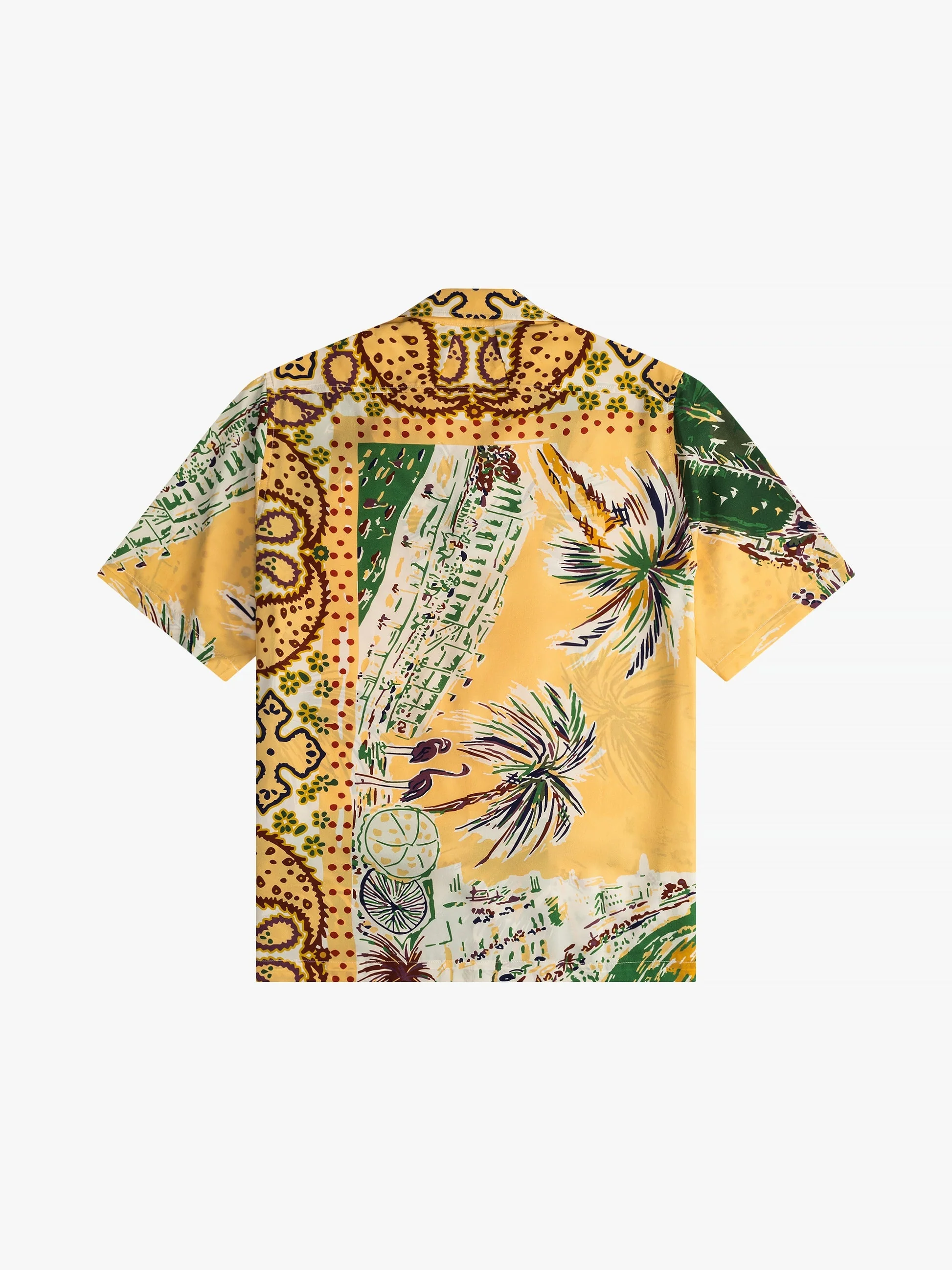 RHUDE MEN'S PALMINA SILK SHIRT MULTI NWT - Image 2
