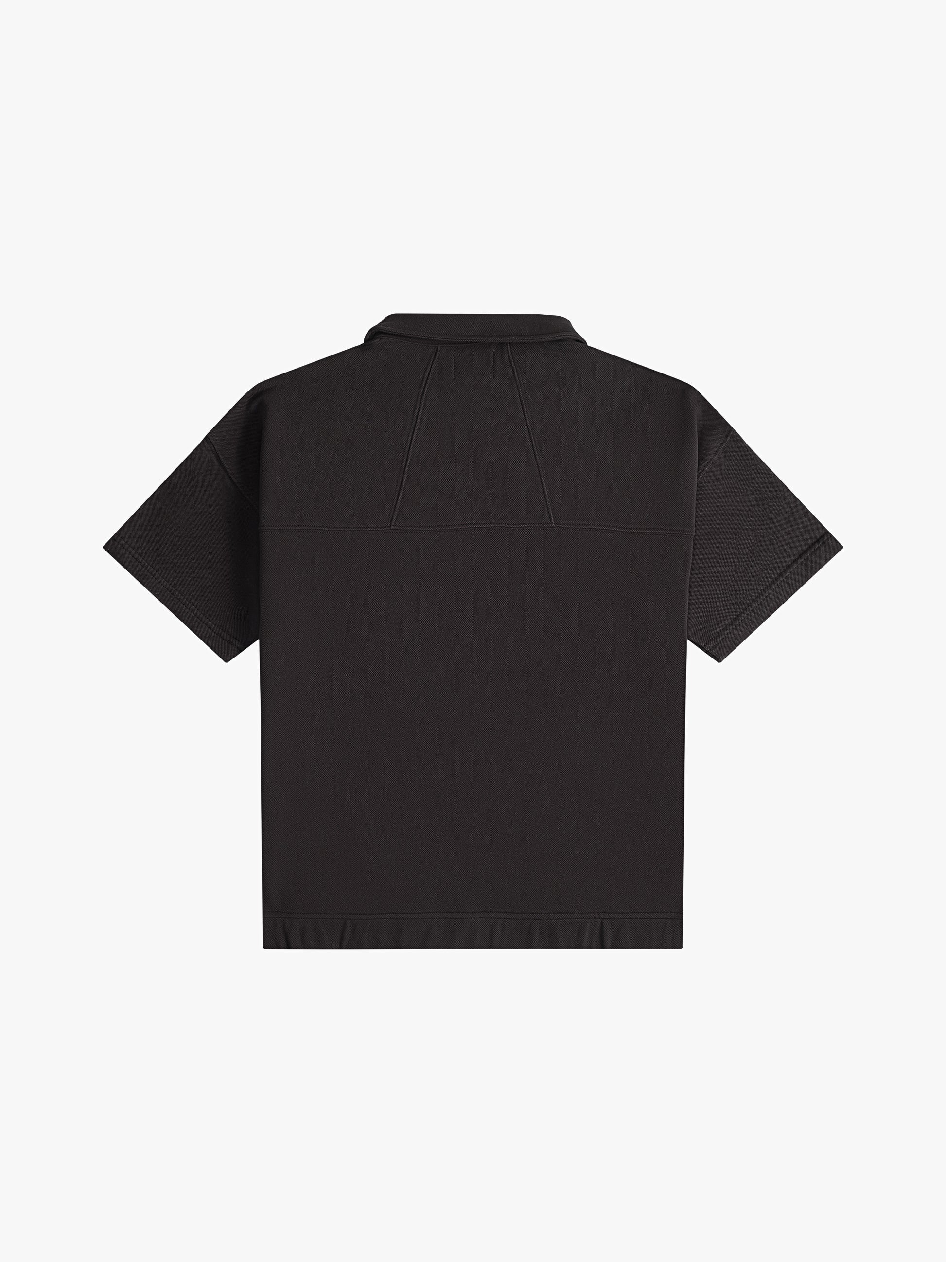 RHUDE MEN'S PIQUE SNAP SHORT SLEEVE POLO NWT - Image 2