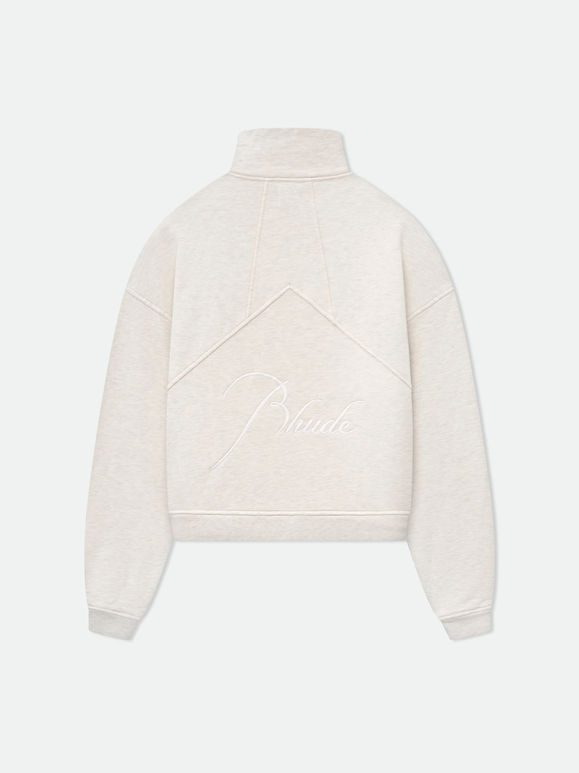 RHUDE MEN'S OAT QUARTER ZIP PULLOVER - Image 2