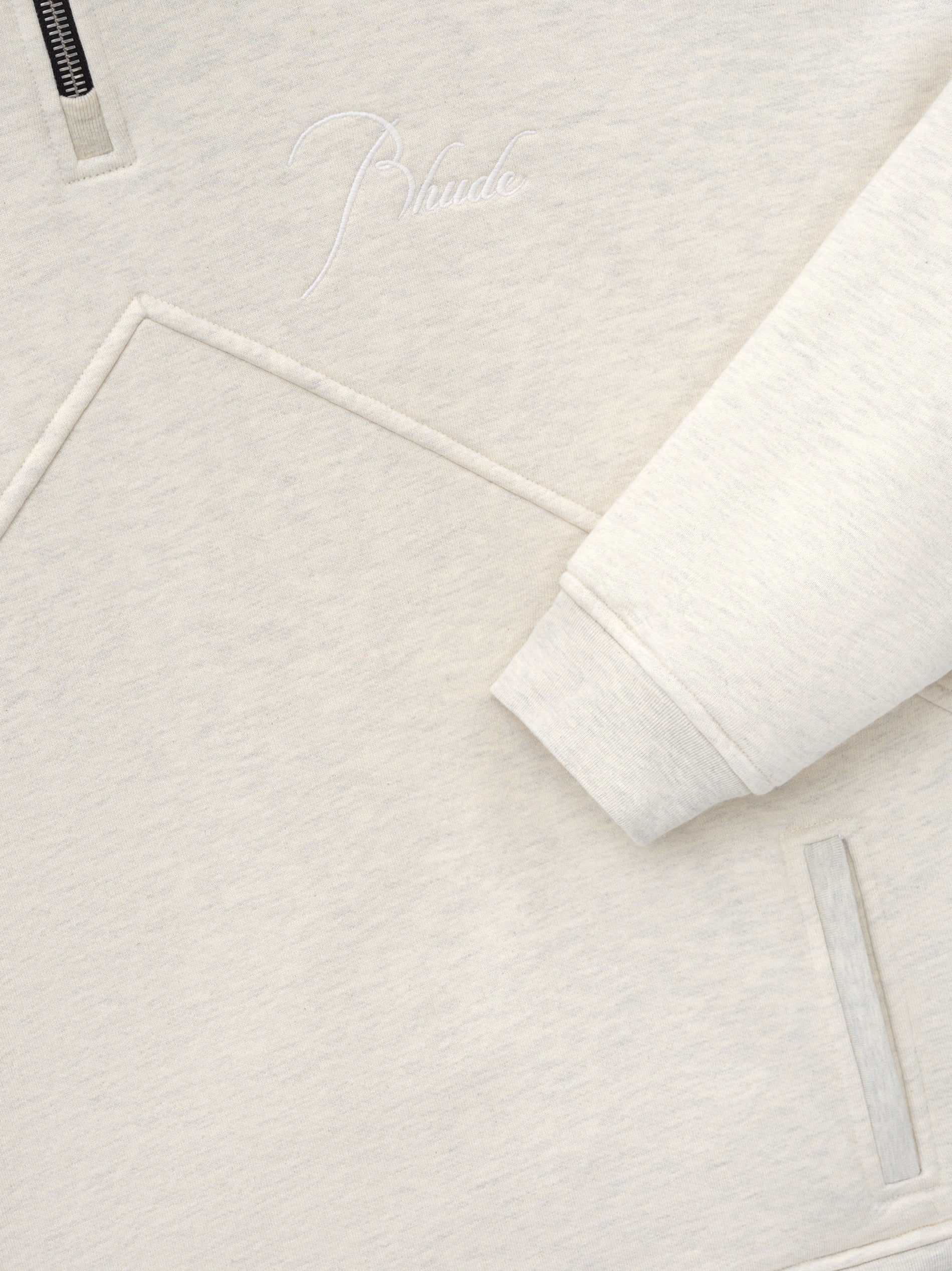RHUDE MEN'S OAT QUARTER ZIP PULLOVER - Image 3