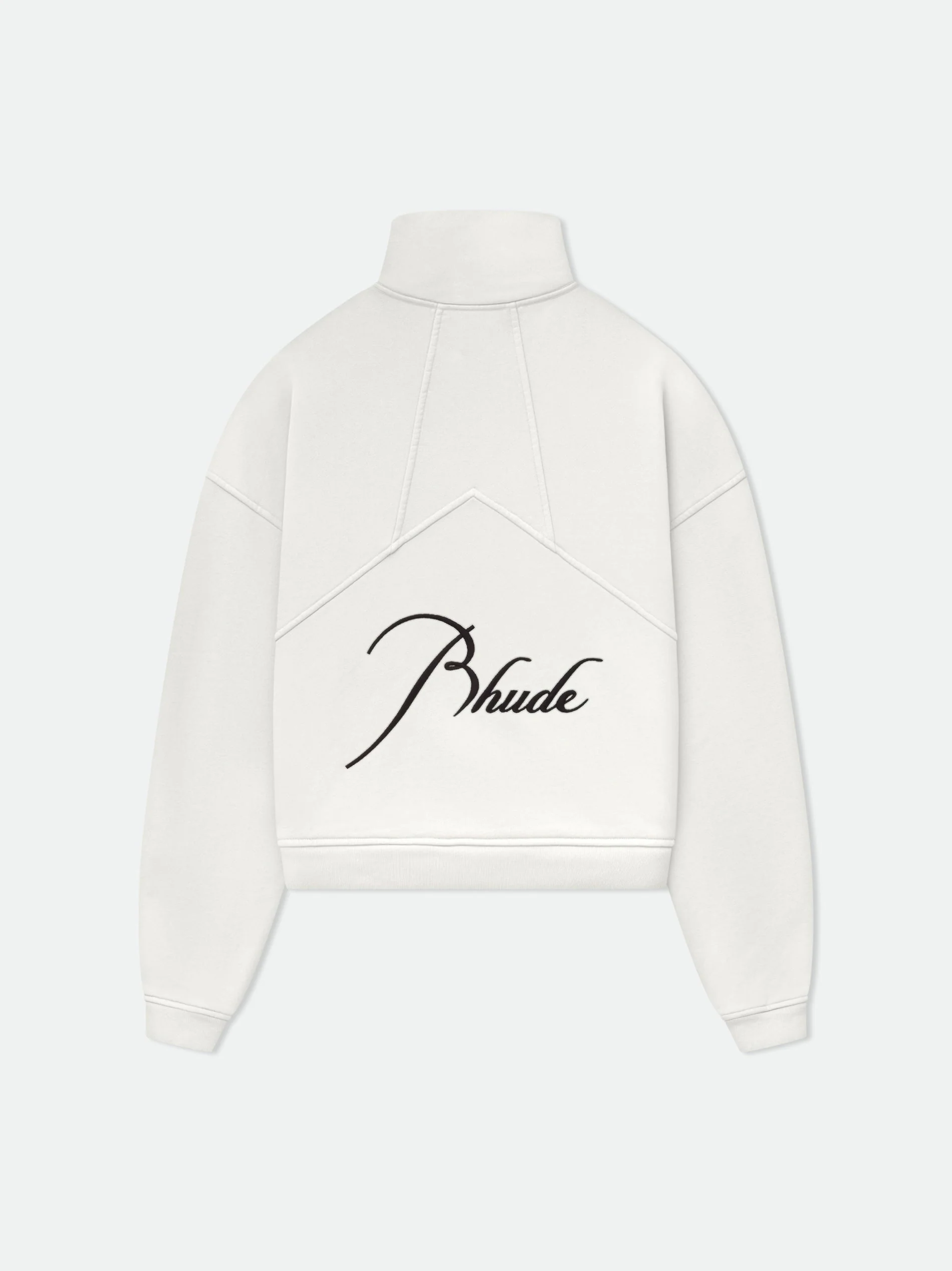 RHUDE MEN'S QUARTER ZIP VTG WHITE NWT - Image 2